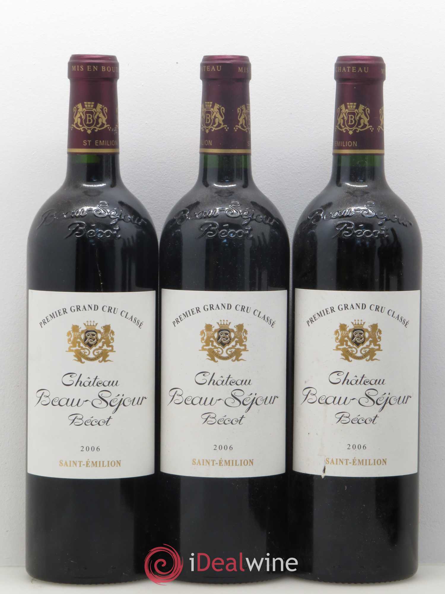 Château Beau-Séjour Bécot 1er Grand Cru Classé B 2006 - Lot de 6 bouteilles - 2