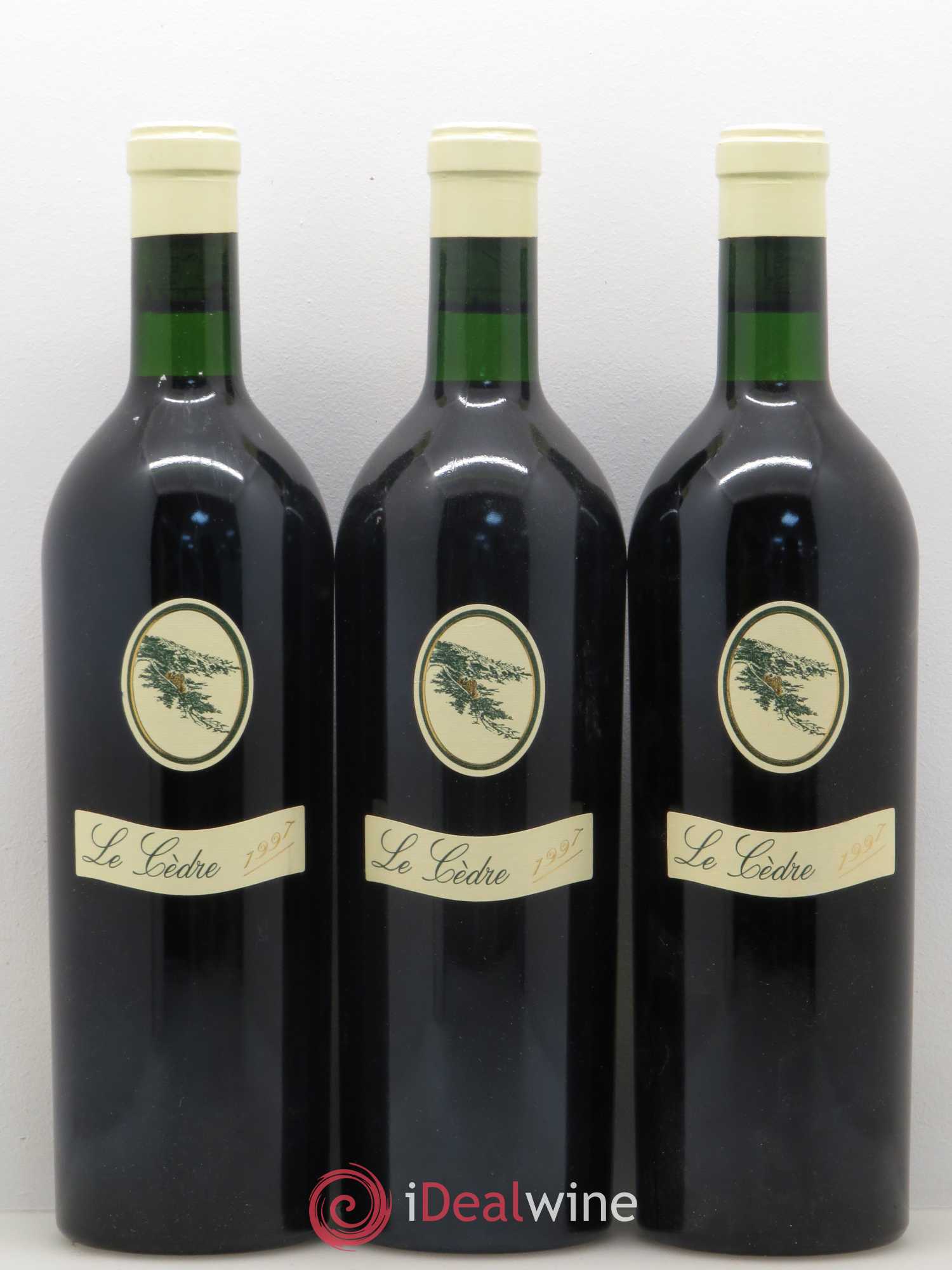 Cahors Château du Cèdre Pascal et Jean-Marc Verhaeghe 1997 - Lot de 3 bouteilles - 0