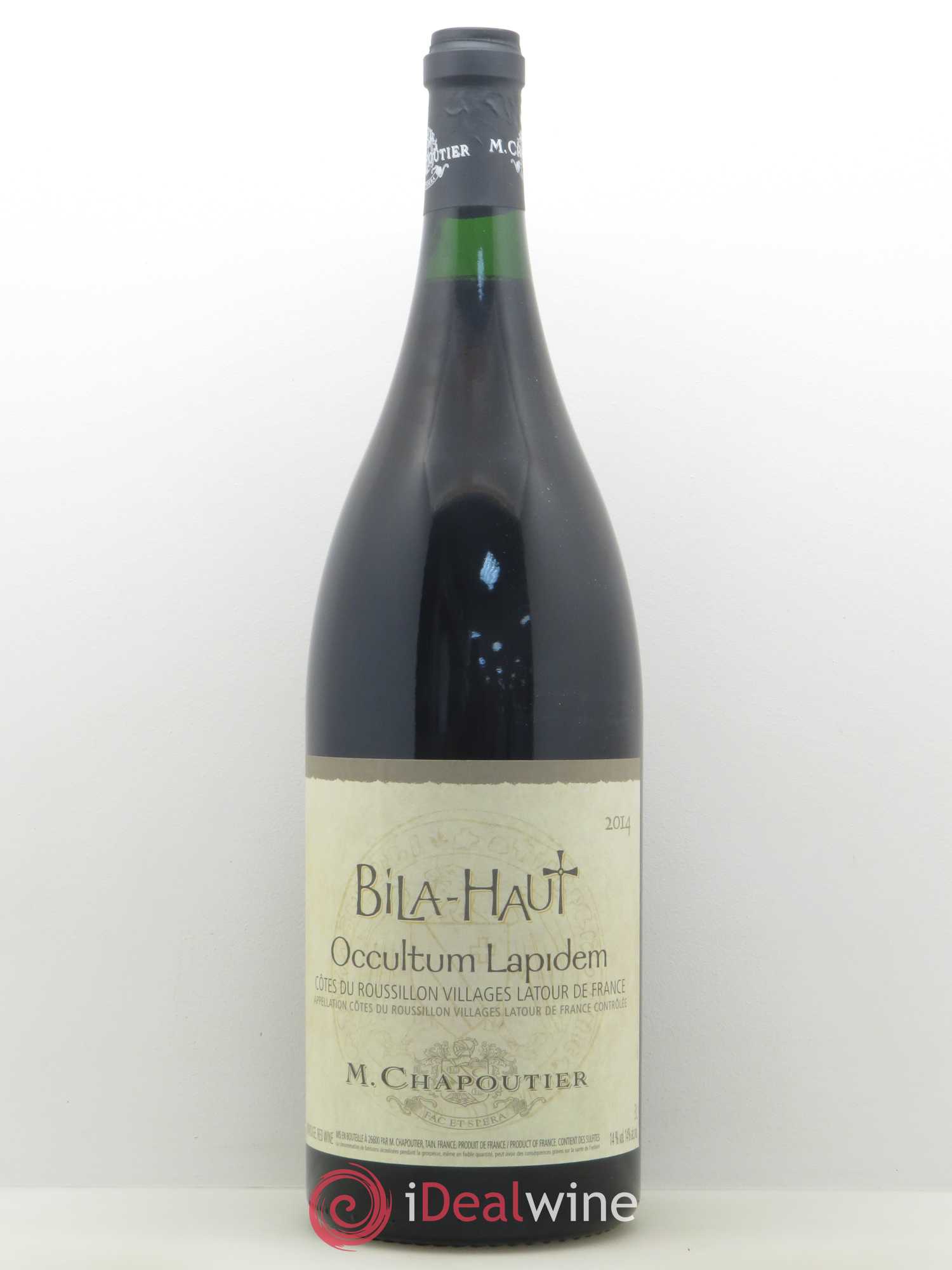 Côtes du Roussillon Villages Latour de France Bila-Haut (Domaine) Occultum Lapidem Chapoutier 2014 - Lot de 1 jeroboam - 0