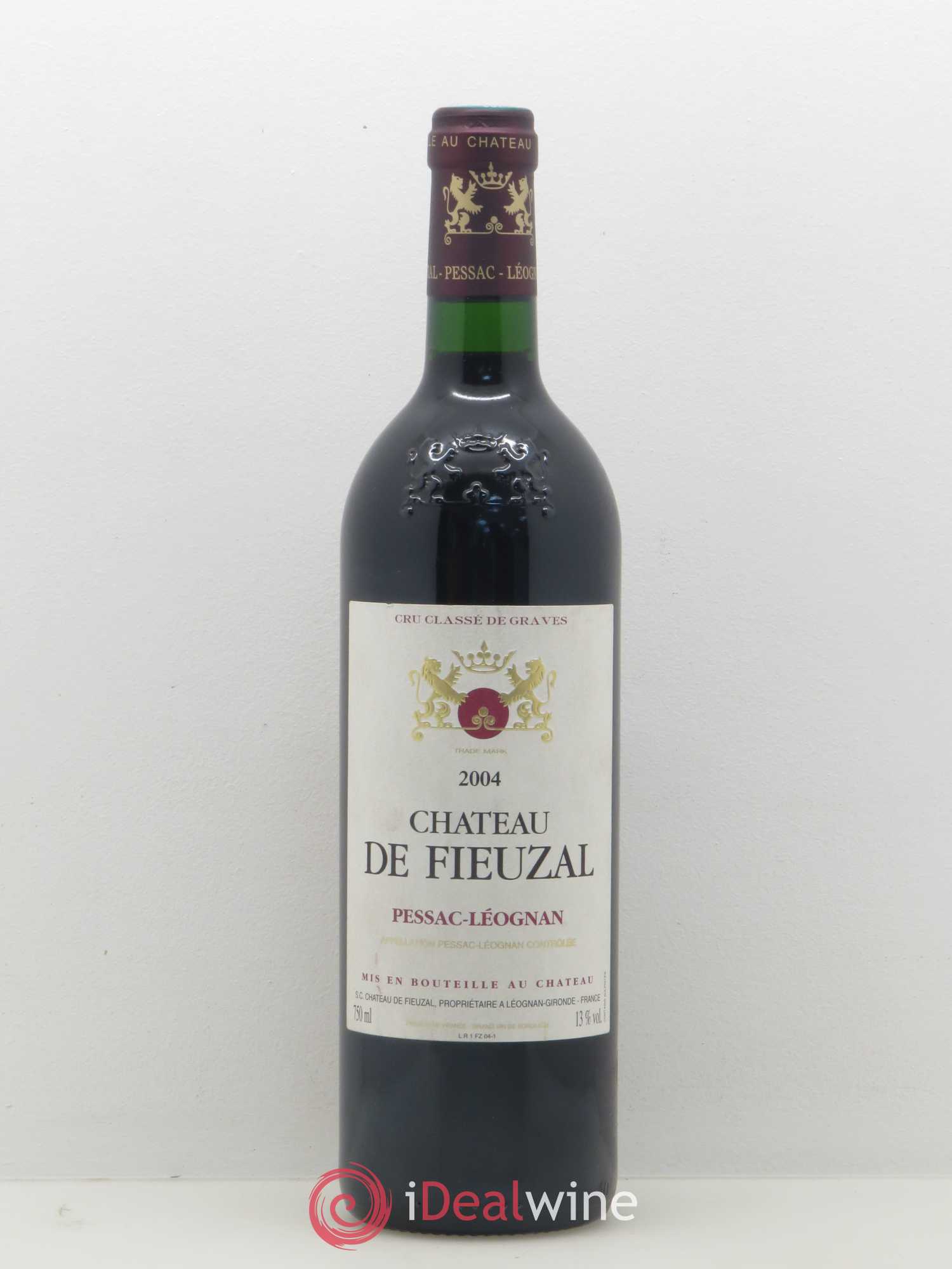 Château de Fieuzal Cru Classé de Graves 2004 - Lot de 1 bouteille - 0