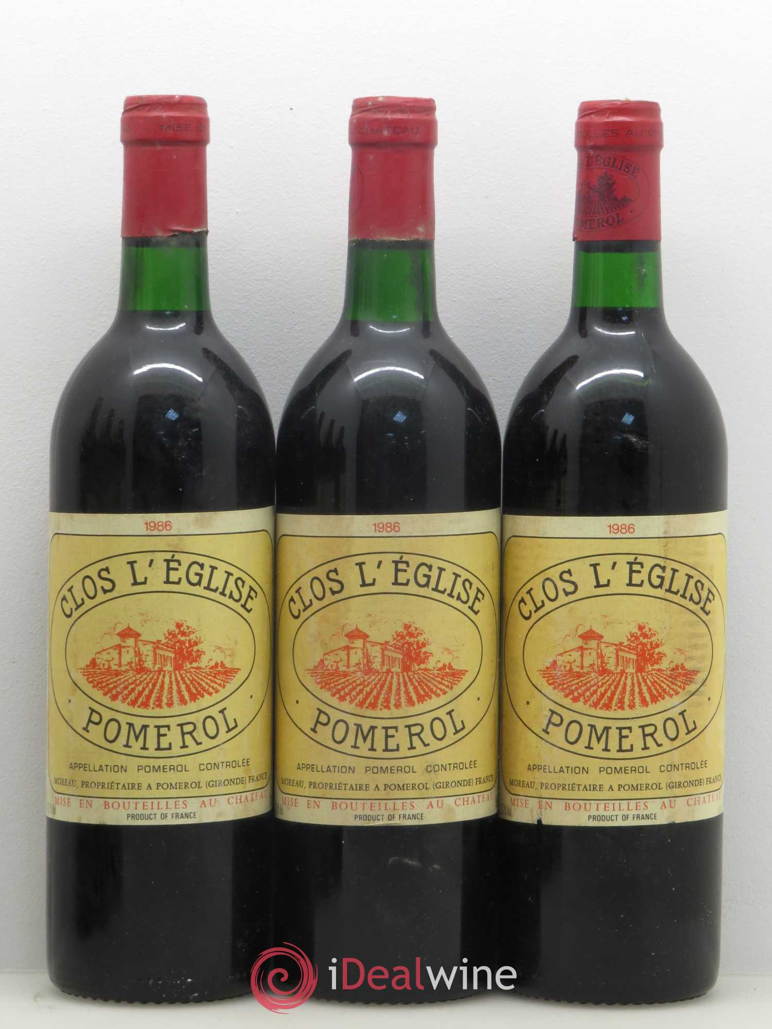 Clos l'Eglise 1986 - Lot de 6 bouteilles - 1