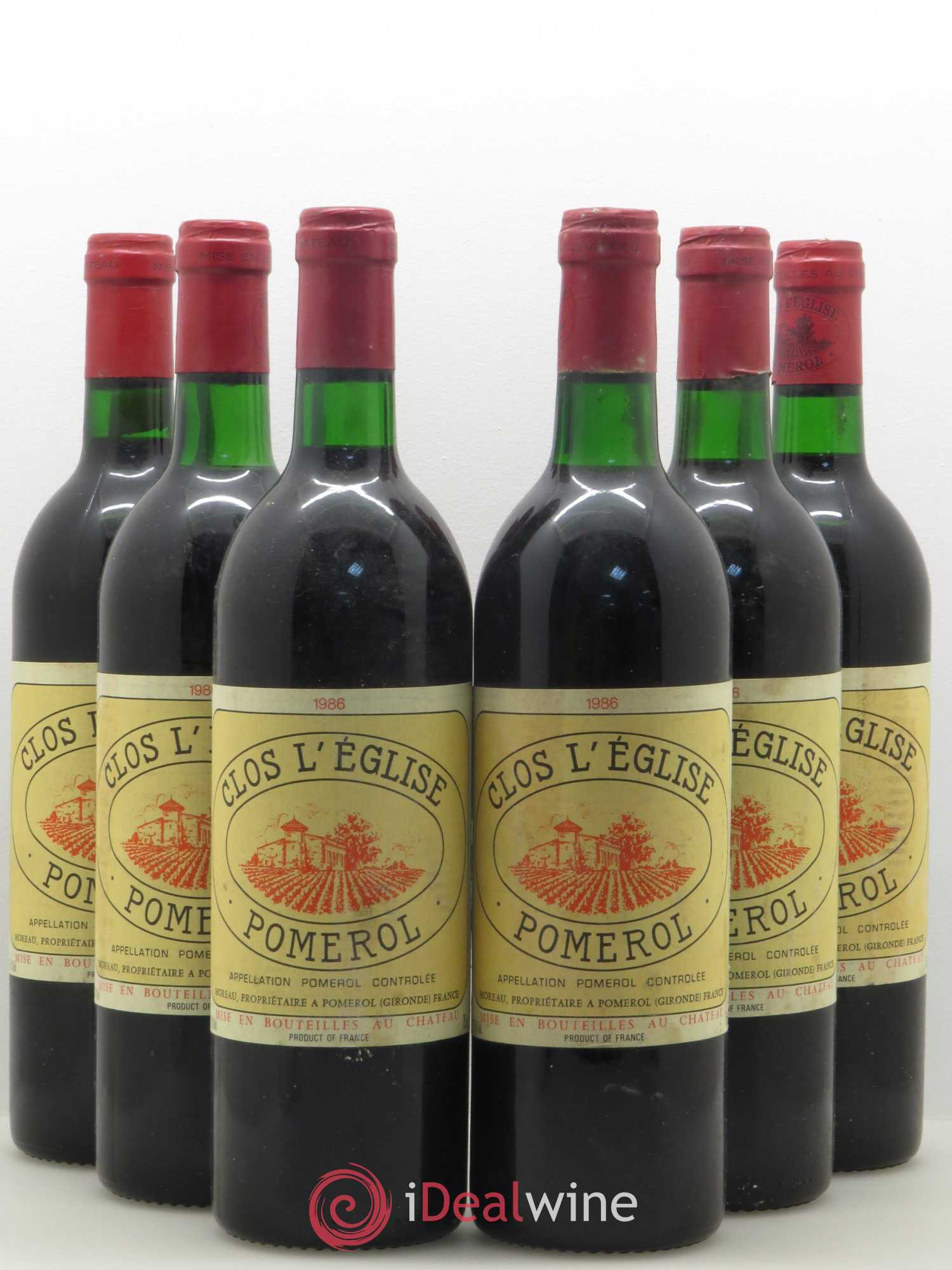 Clos l'Eglise 1986 - Lot de 6 bouteilles - 0