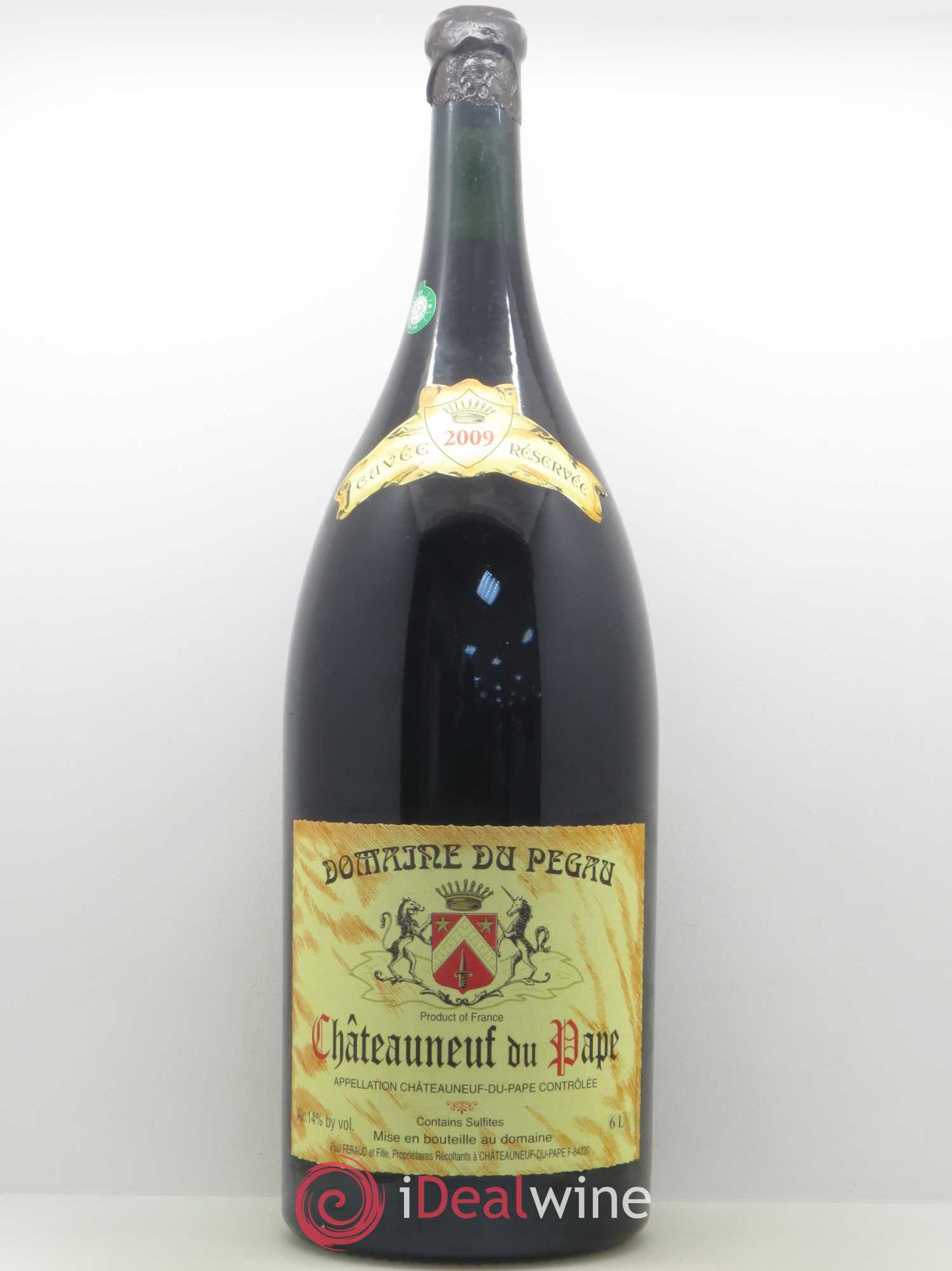 Châteauneuf-du-Pape Domaine du Pégau Cuvée Réservée Paul et Laurence Féraud 2009 - Lot de 1 mathusalem - 0