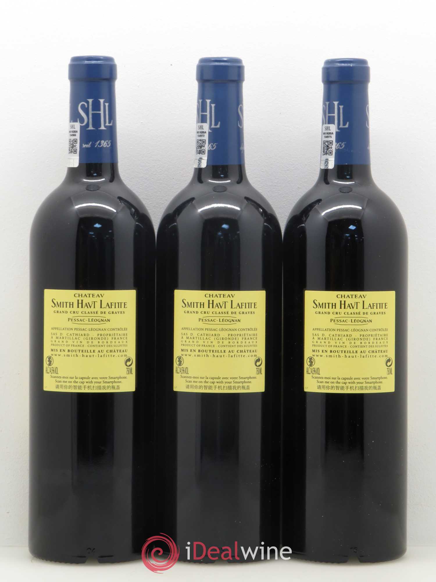 Château Smith Haut Lafitte Cru Classé de Graves 2009 - Lot de 3 bouteilles - 1