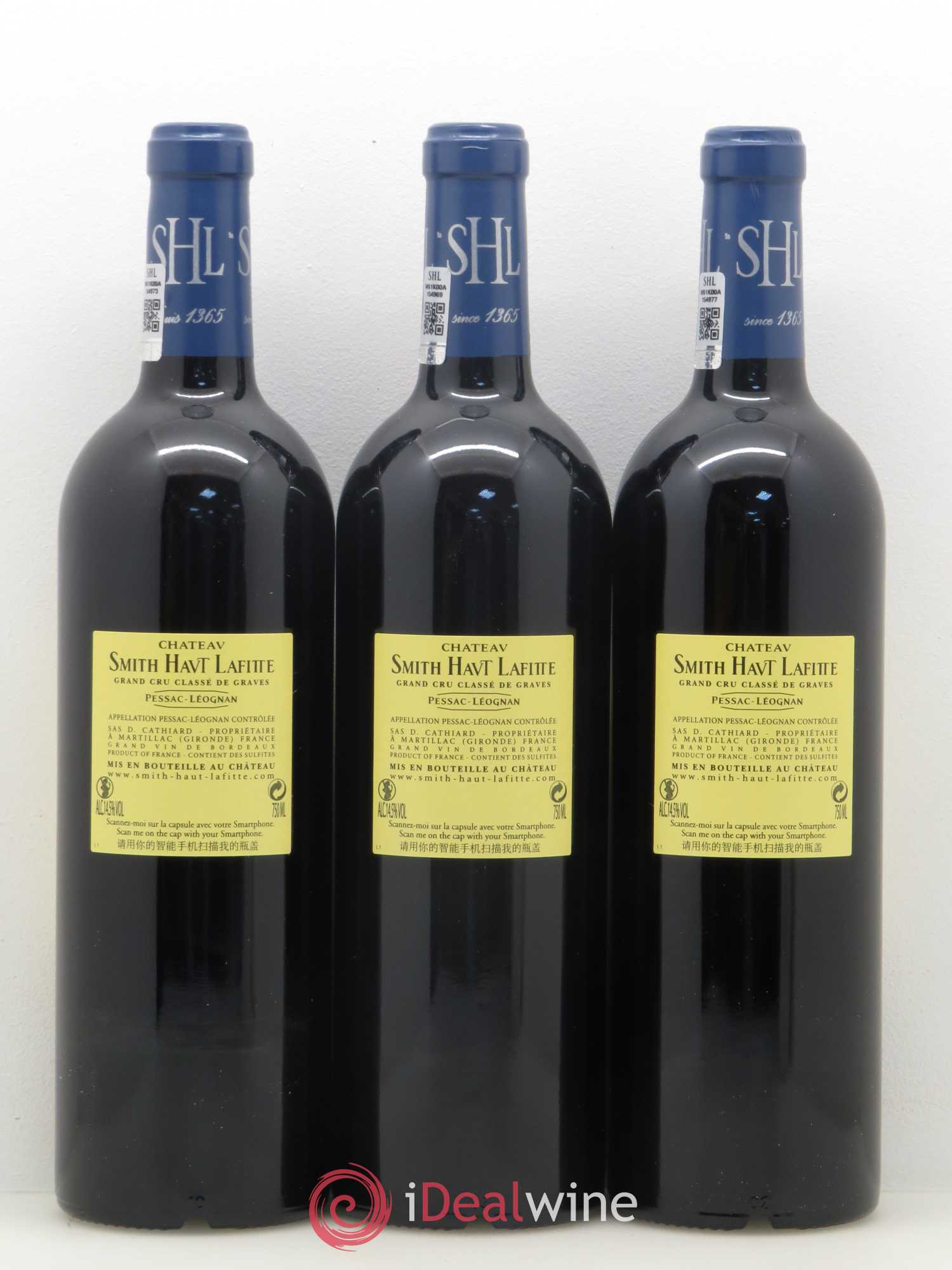 Château Smith Haut Lafitte Cru Classé de Graves 2009 - Lot de 3 bouteilles - 1