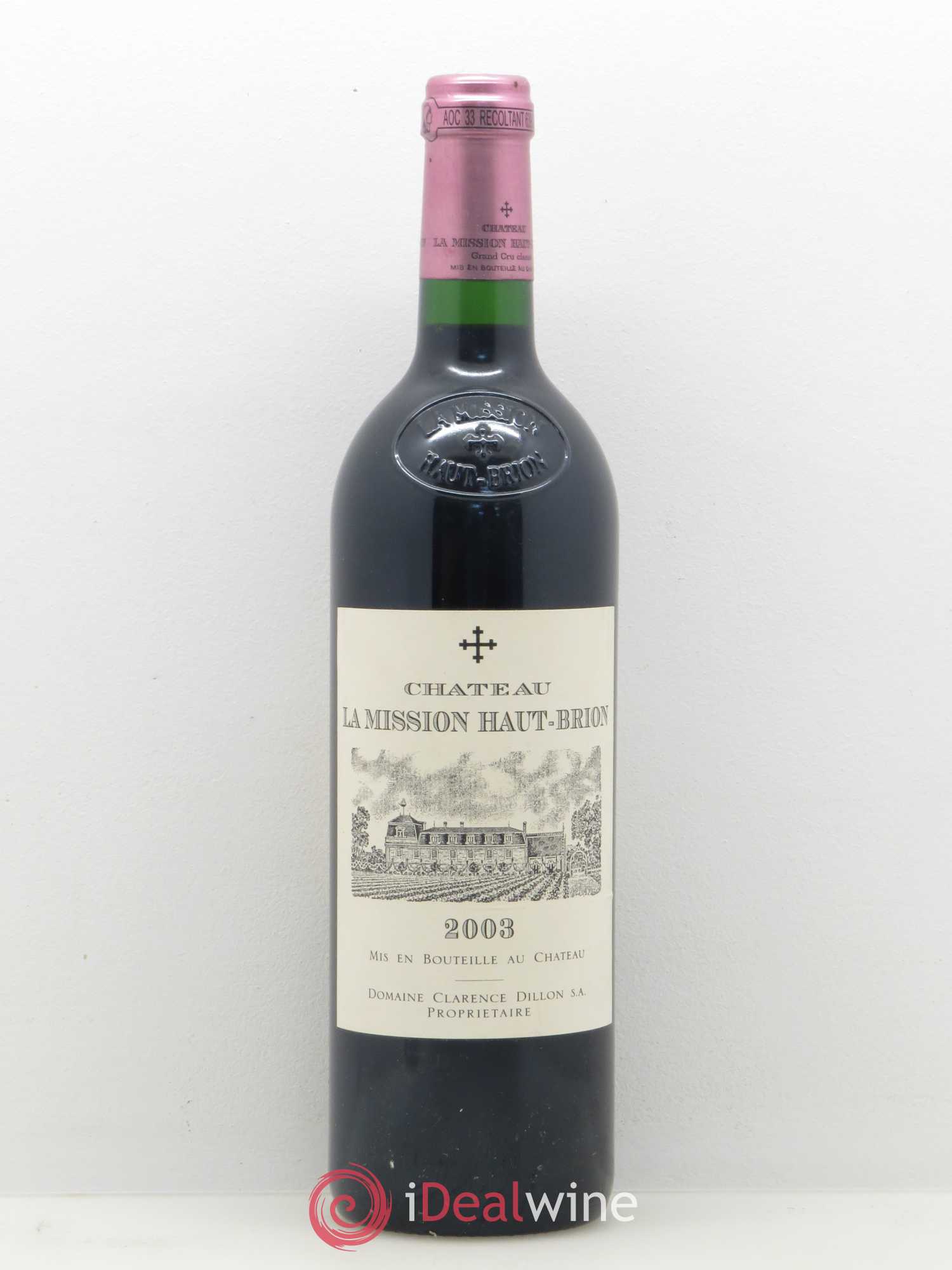 Château la Mission Haut-Brion Cru Classé de Graves 2003 - Lot de 1 bouteille - 0