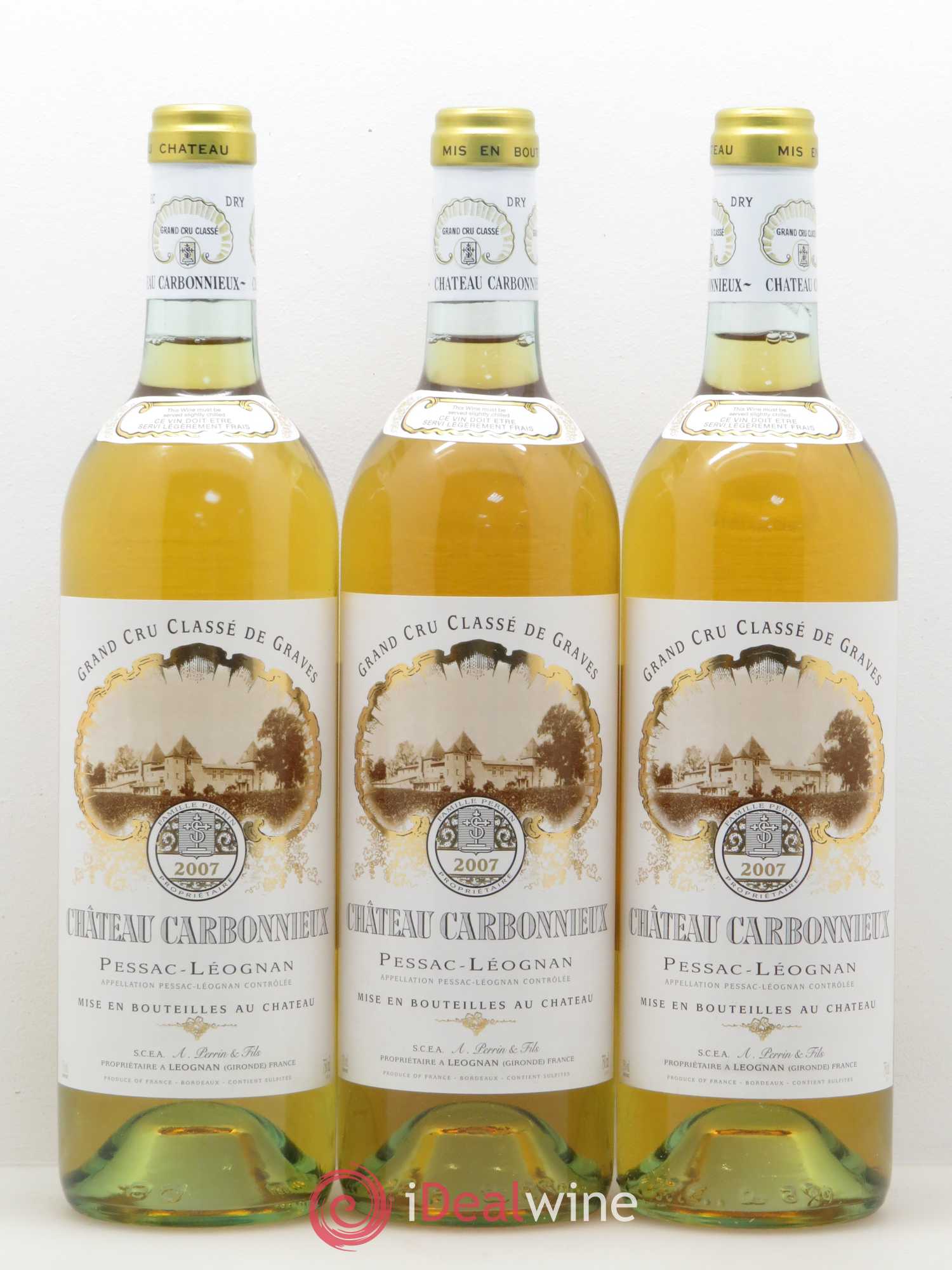 Château Carbonnieux Cru Classé de Graves 2007 - Lot de 6 bouteilles - 2