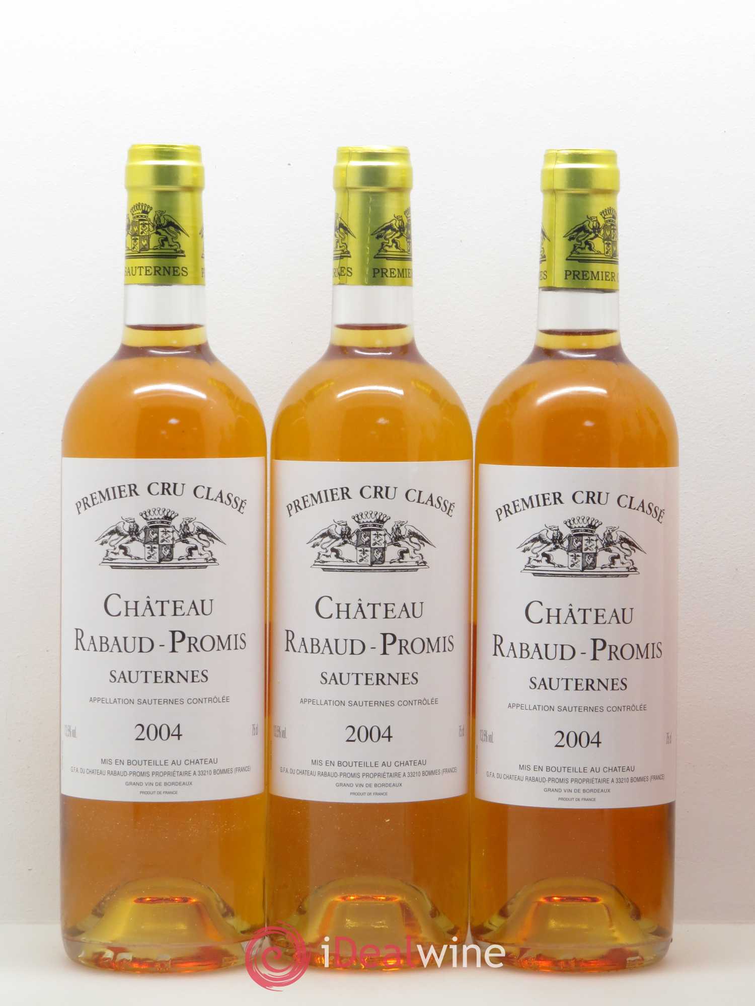 Château Rabaud Promis 1er Grand Cru Classé 2004 - Lotto di 6 bottiglie - 1