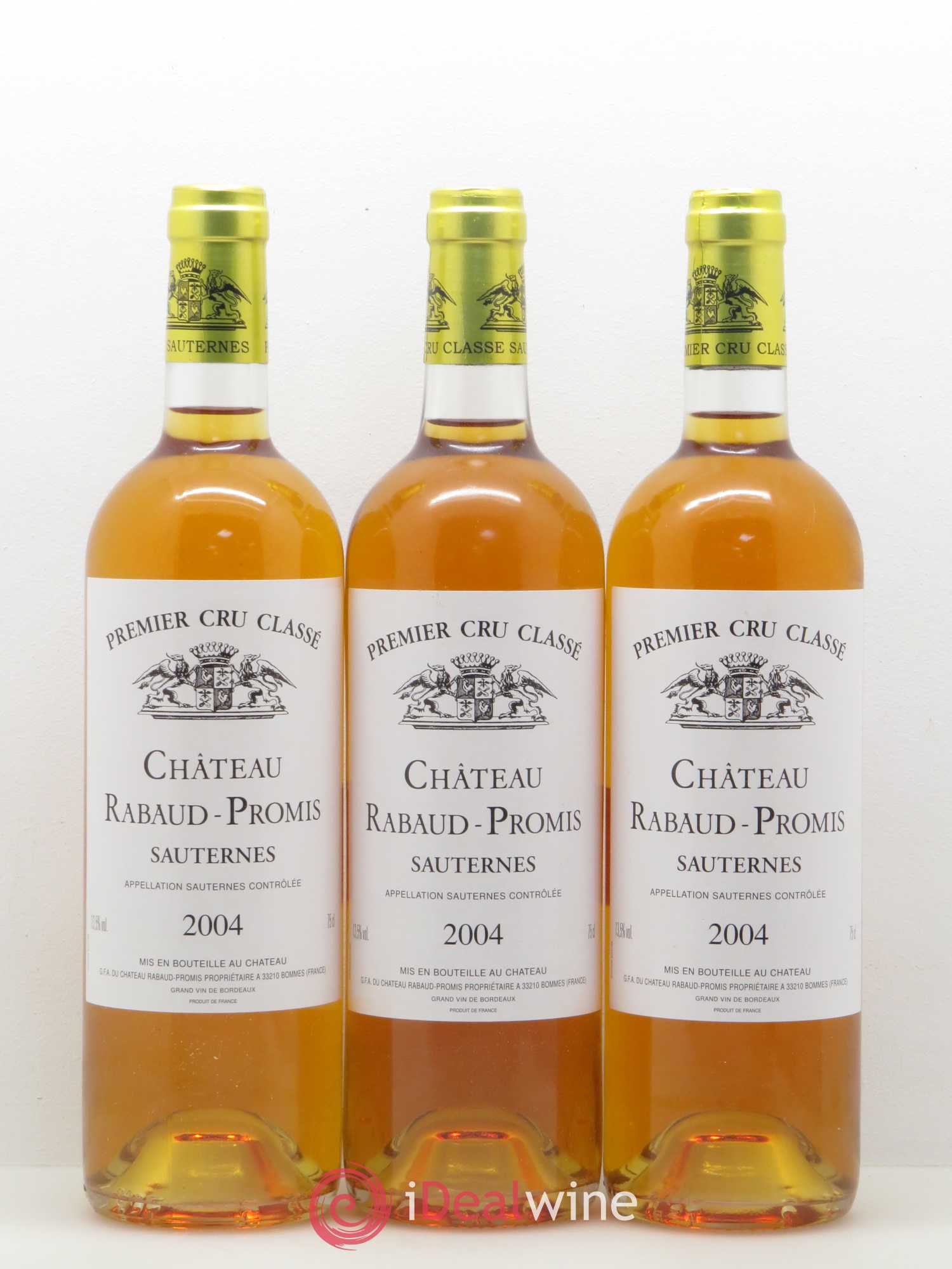 Château Rabaud Promis 1er Grand Cru Classé 2004 - Lotto di 6 bottiglie - 2
