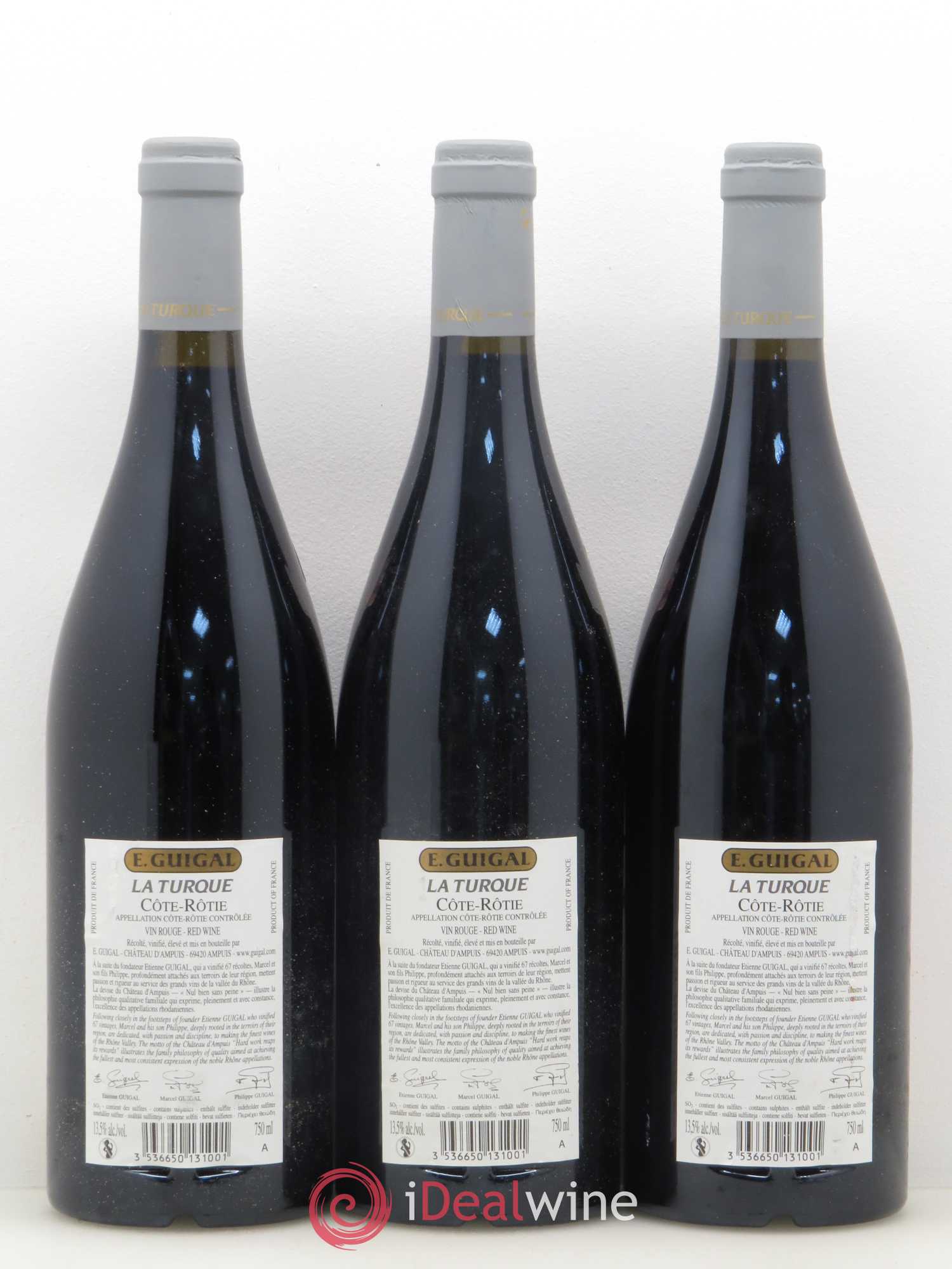 Côte-Rôtie La Turque Guigal 2006 - Lot de 6 bouteilles - 4