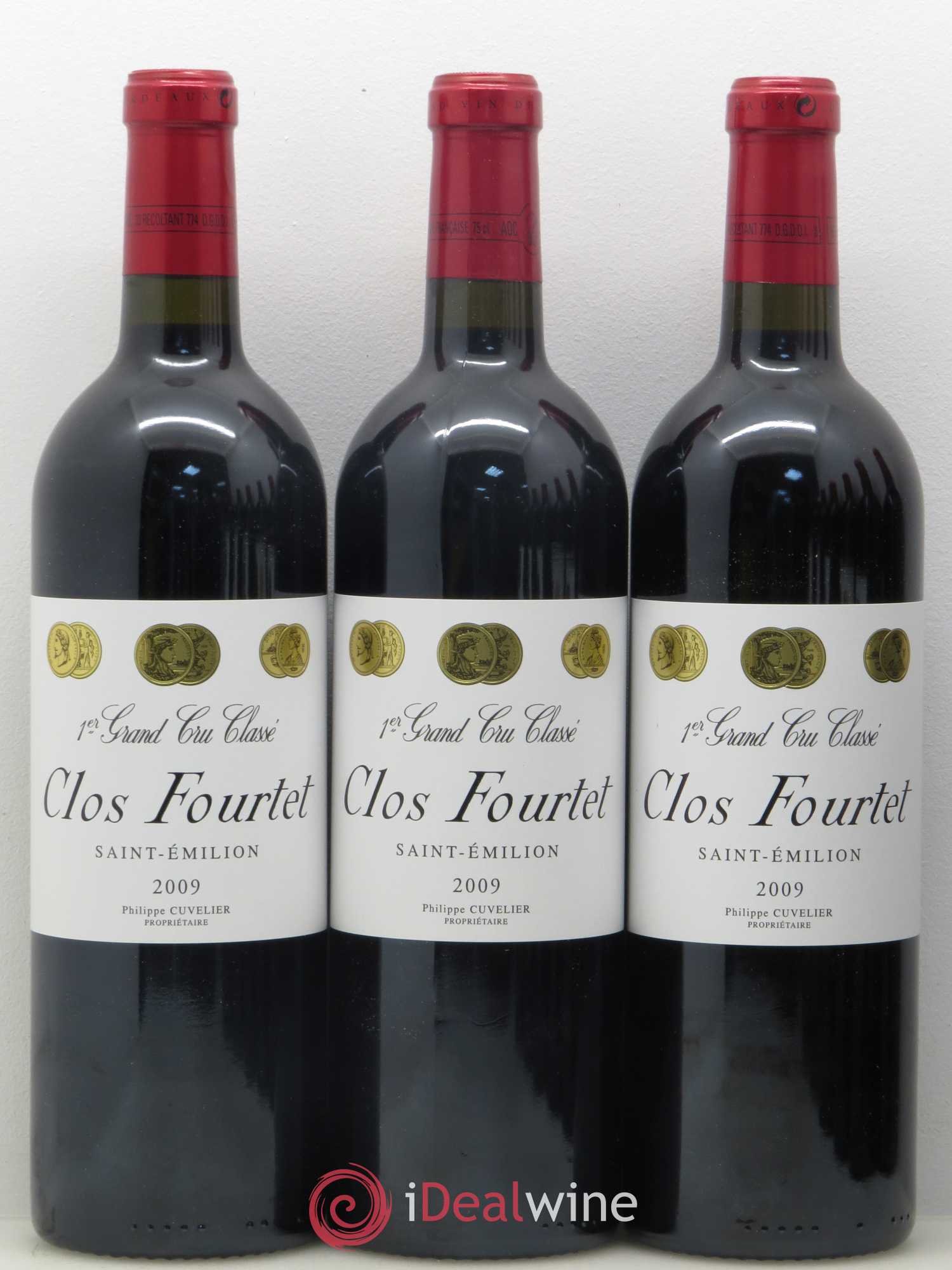 Clos Fourtet 1er Grand Cru Classé B 2009 - Lot de 12 bouteilles - 2