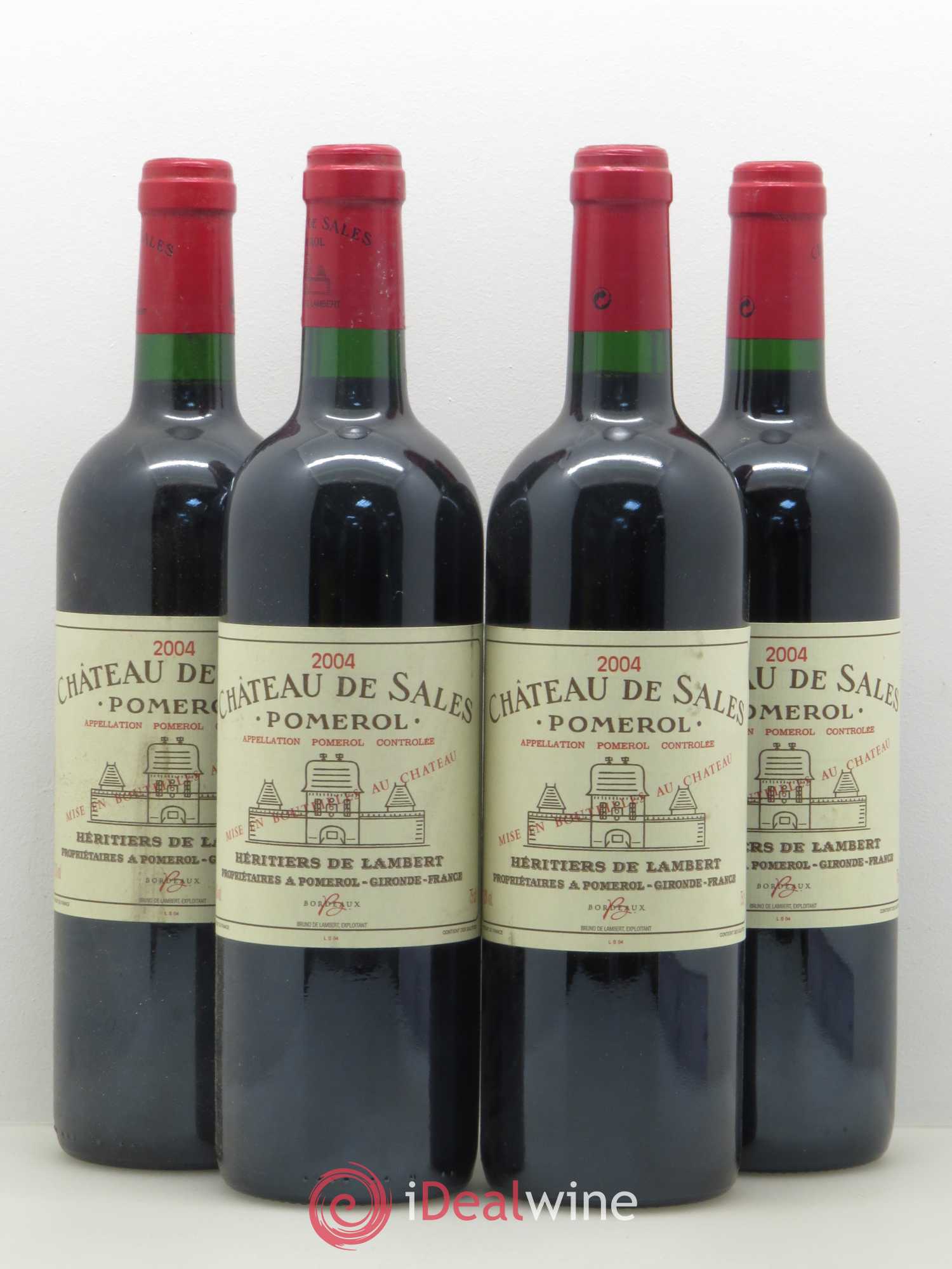 Château de Sales 2004 - Lot de 4 bouteilles - 0