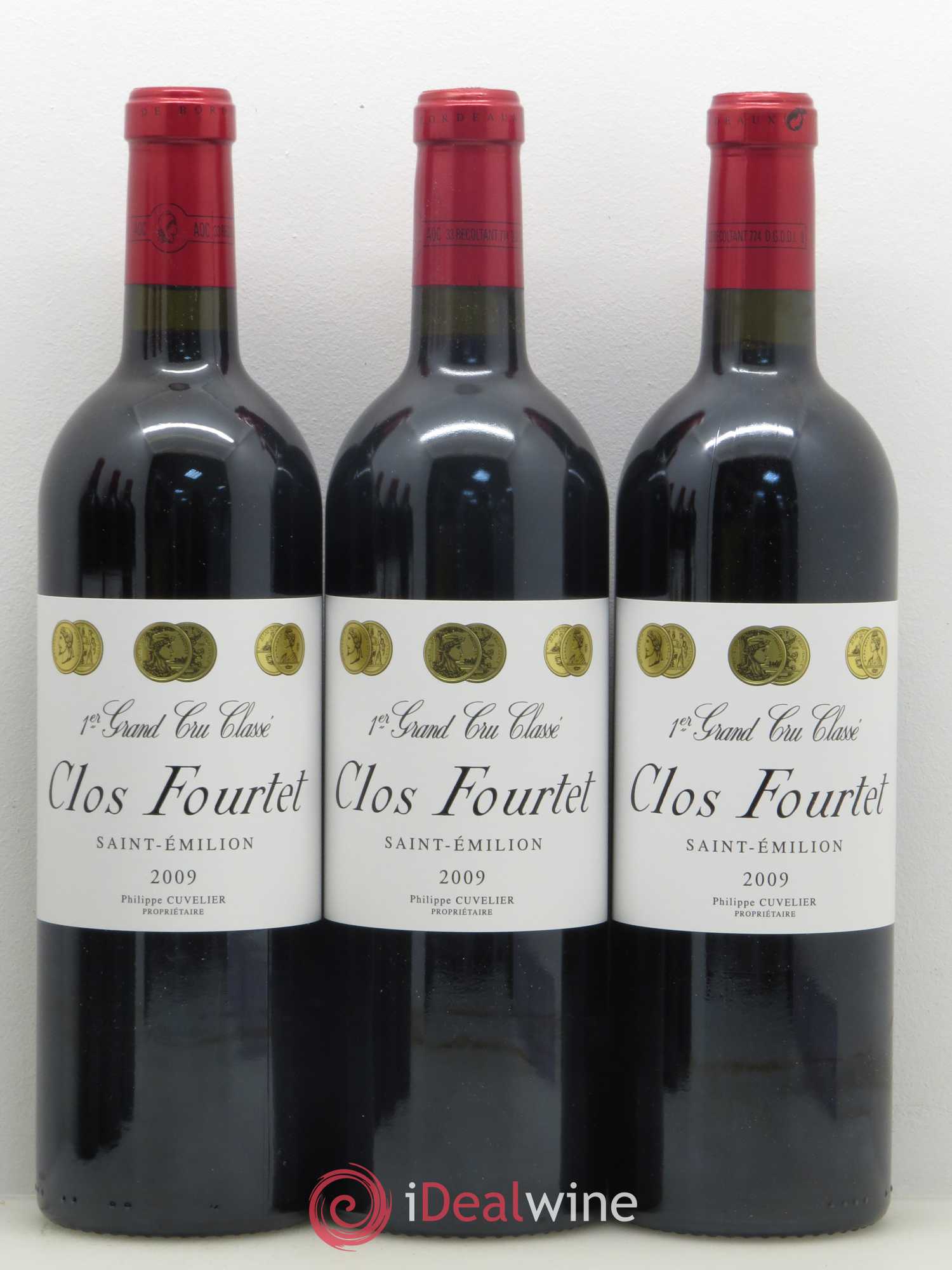 Clos Fourtet 1er Grand Cru Classé B 2009 - Lot de 6 bouteilles - 1