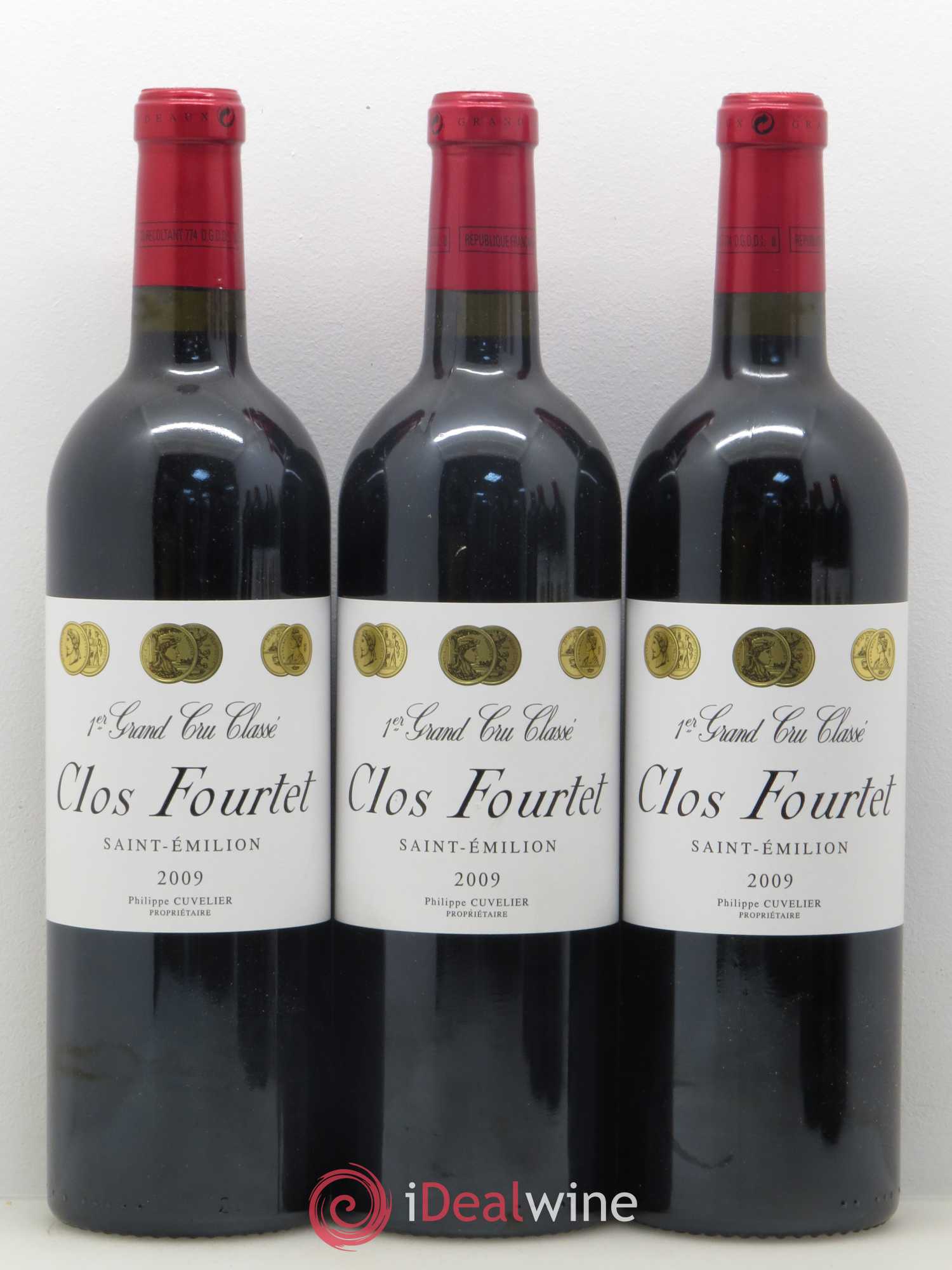 Clos Fourtet 1er Grand Cru Classé B 2009 - Lot de 6 bouteilles - 3