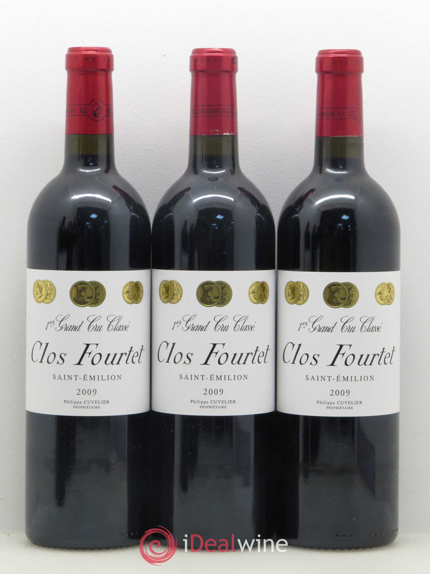 Clos Fourtet 1er Grand Cru Classé B 2009 - Lot de 6 bouteilles - 1