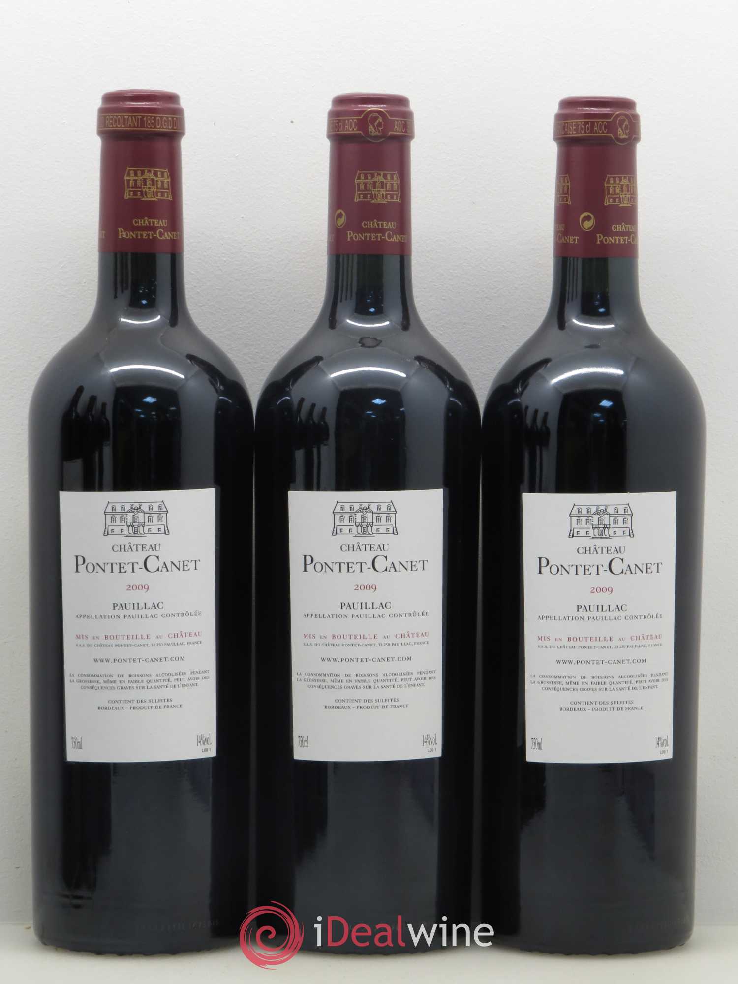 Château Pontet Canet 5ème Grand Cru Classé 2009 - Lot de 6 bouteilles - 2