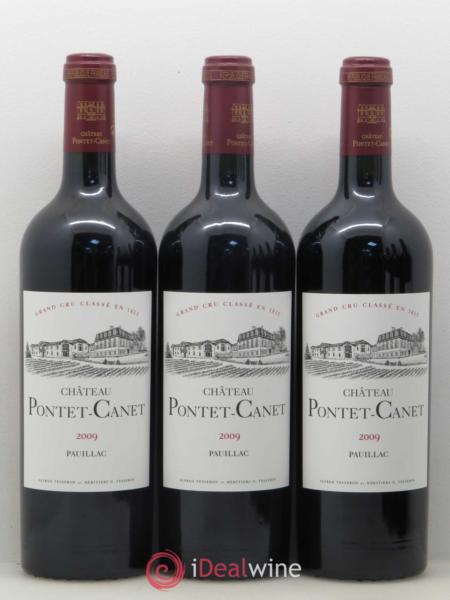 Château Pontet Canet 5ème Grand Cru Classé 2009 - Lot de 6 bouteilles - 3