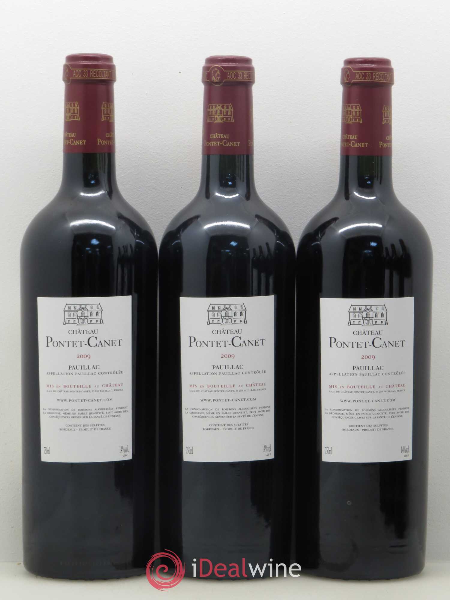Château Pontet Canet 5ème Grand Cru Classé 2009 - Lot de 6 bouteilles - 4