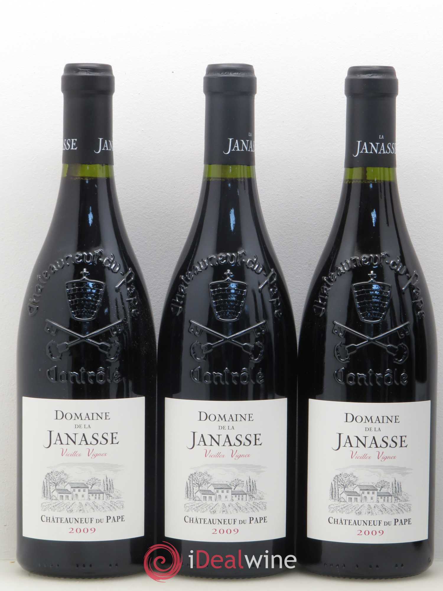 Châteauneuf-du-Pape Cuvée Vieilles Vignes La Janasse (Domaine de) 2009 - Lot de 6 bouteilles - 1