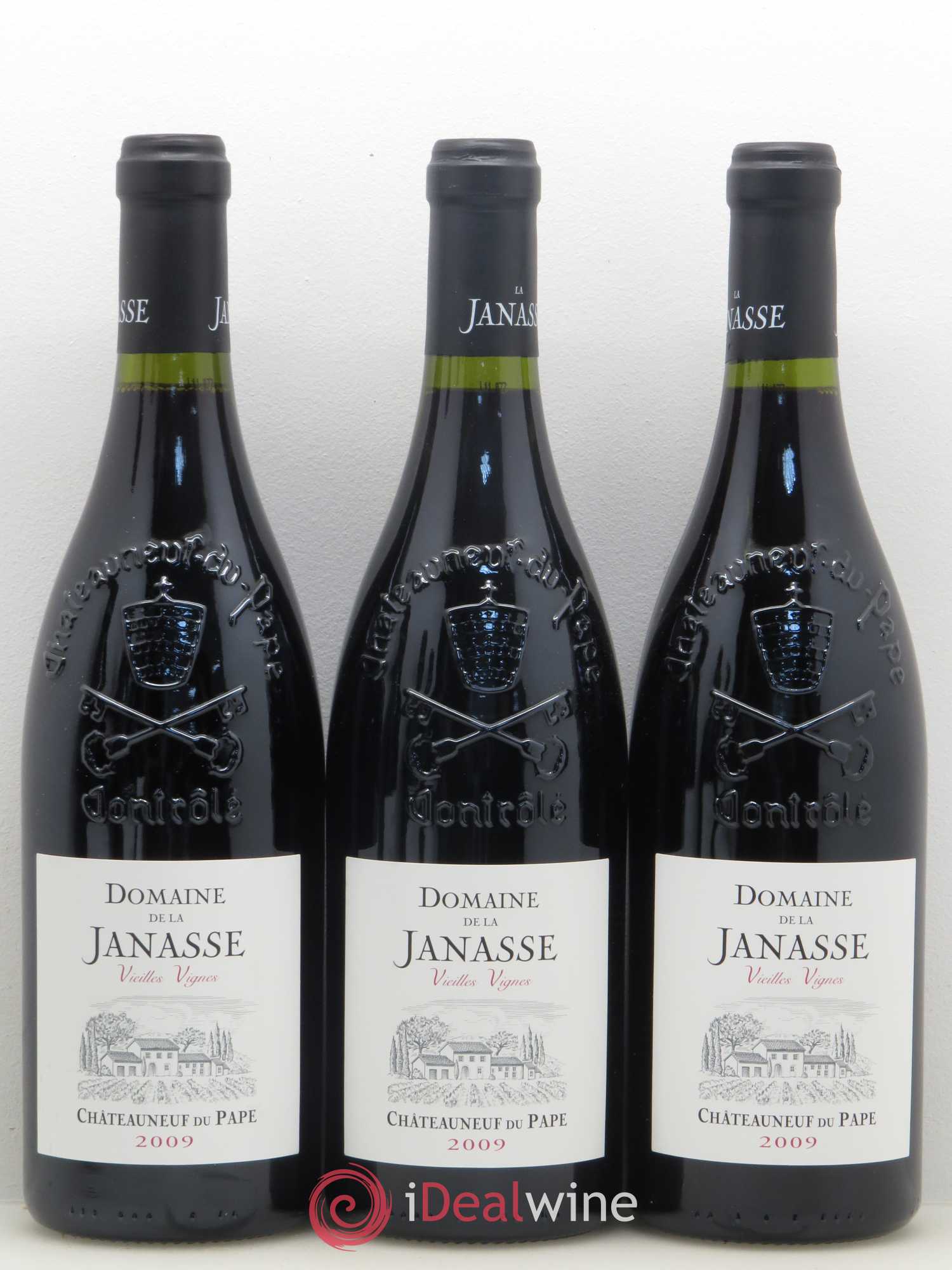 Châteauneuf-du-Pape Cuvée Vieilles Vignes La Janasse (Domaine de) 2009 - Lot de 6 bouteilles - 2