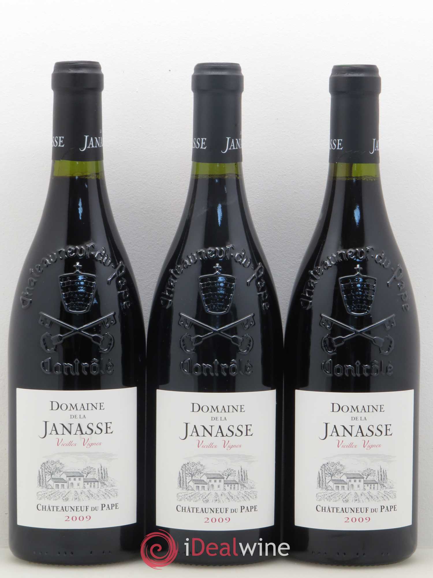 Châteauneuf-du-Pape Cuvée Vieilles Vignes La Janasse (Domaine de) 2009 - Lot de 3 bouteilles - 0