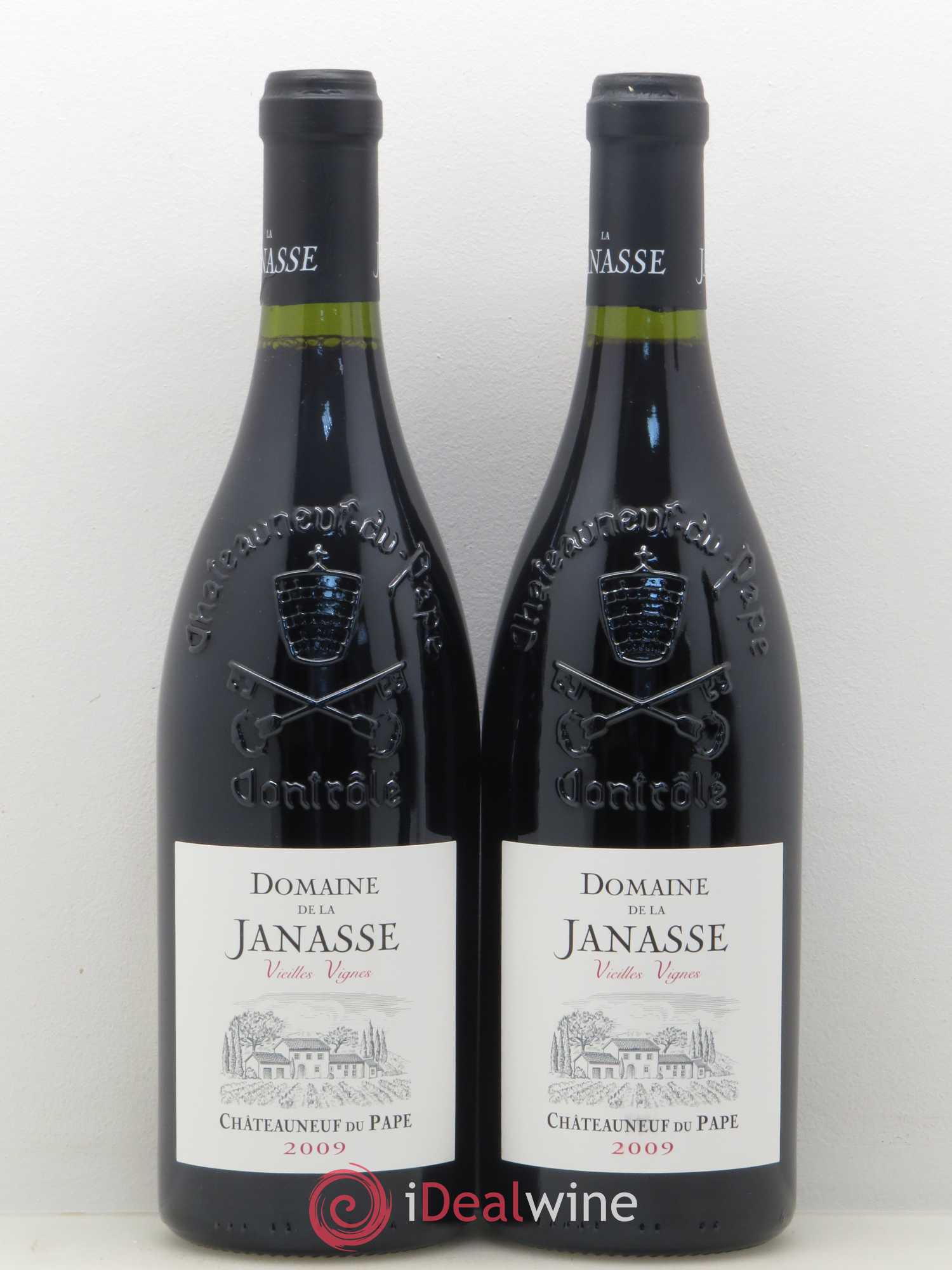 Châteauneuf-du-Pape Cuvée Vieilles Vignes La Janasse (Domaine de) 2009 - Lot de 2 bouteilles - 0