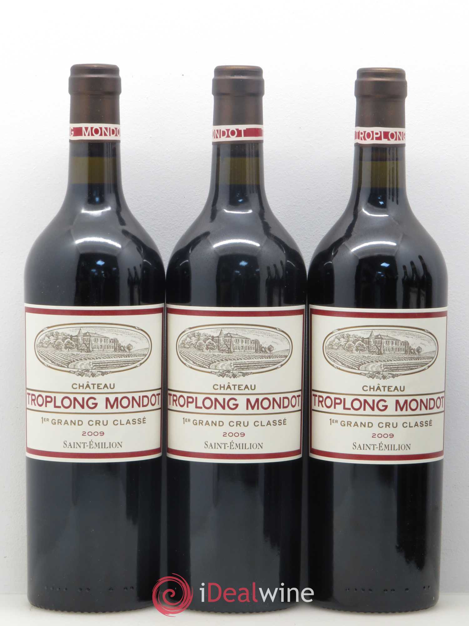 Château Troplong Mondot 1er Grand Cru Classé B 2009 - Lot de 12 bouteilles - 3