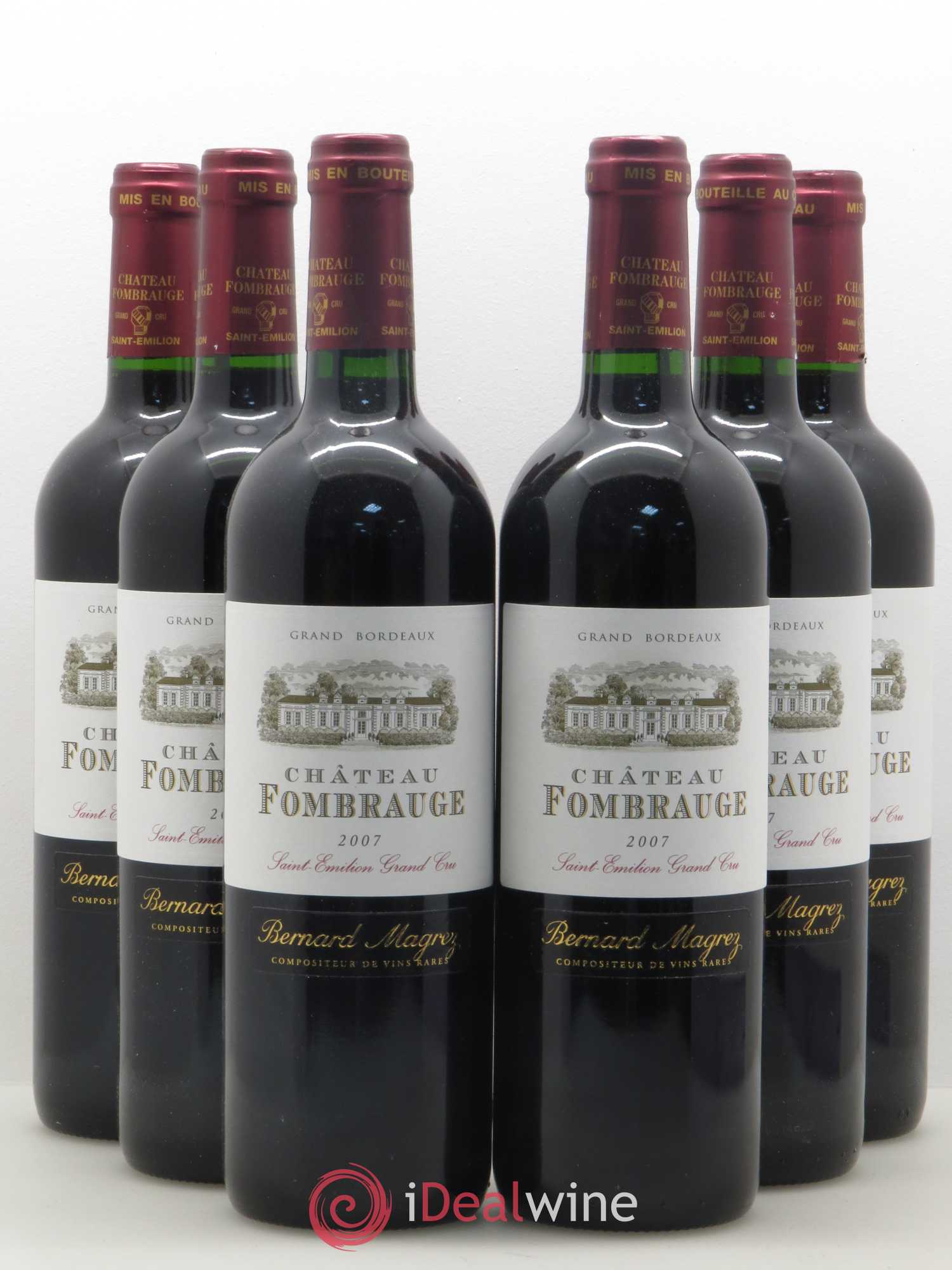 Château Fombrauge Grand Cru Classé 2007 - Lot de 6 bouteilles - 0