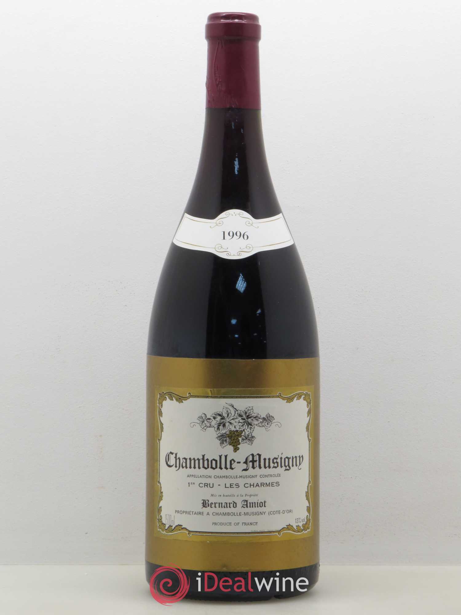 Chambolle-Musigny 1er Cru Les Charmes Bernard Amiot 1996 - Posten von 1 Magnum - 0