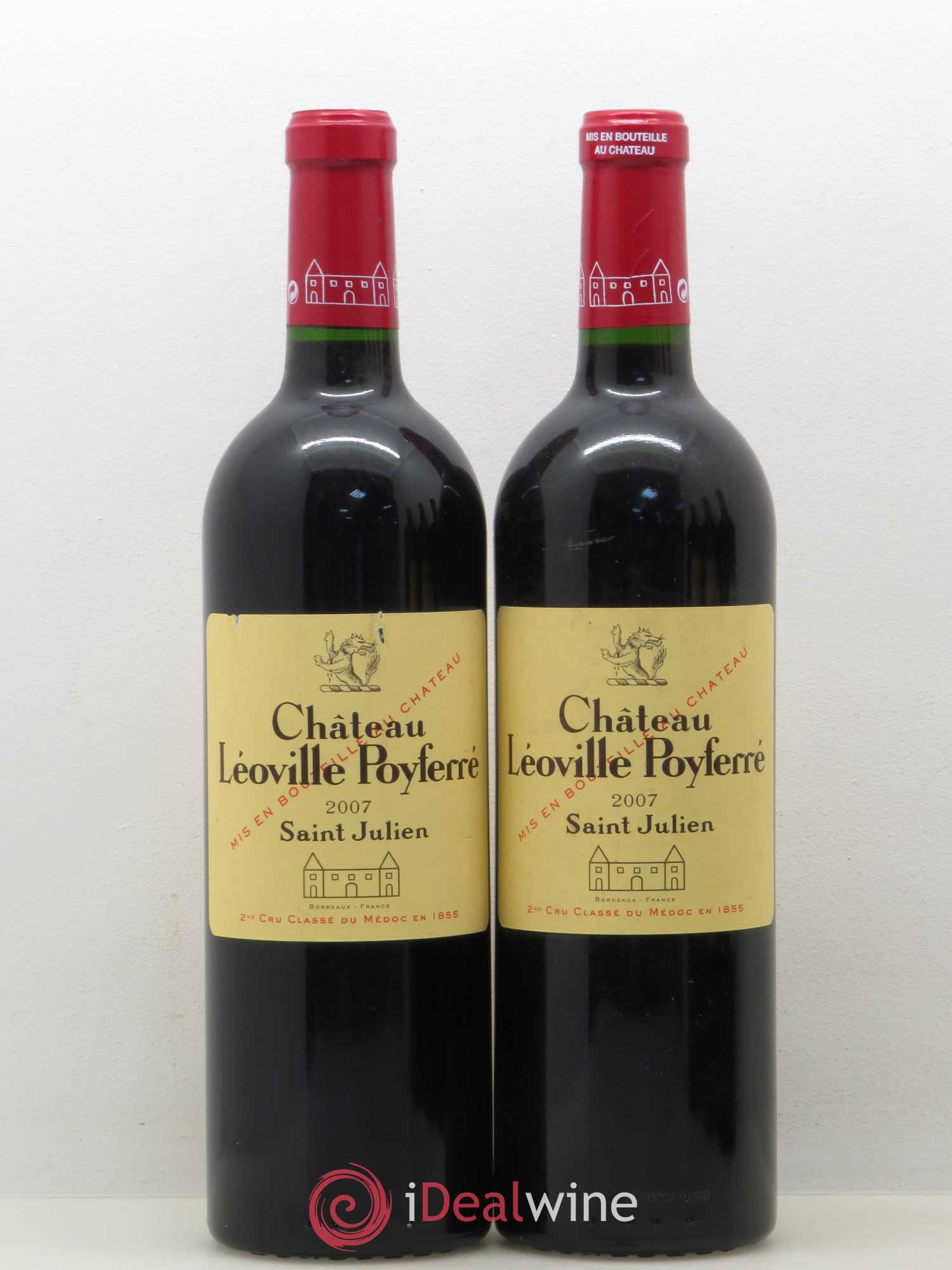 Château Léoville Poyferré 2ème Grand Cru Classé 2007 - Lot de 5 bouteilles - 2