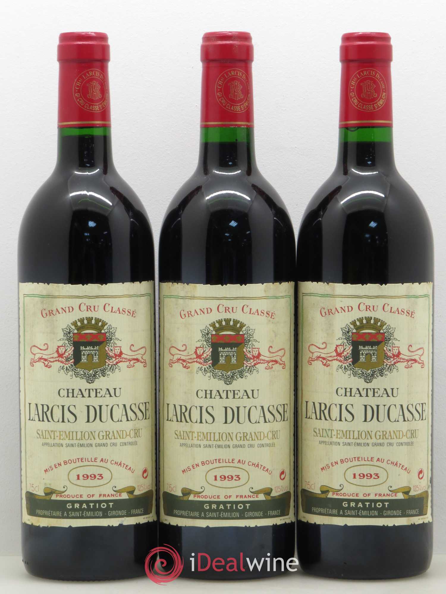 Château Larcis Ducasse 1er Grand Cru Classé B 1993 - Lot de 12 bouteilles - 2