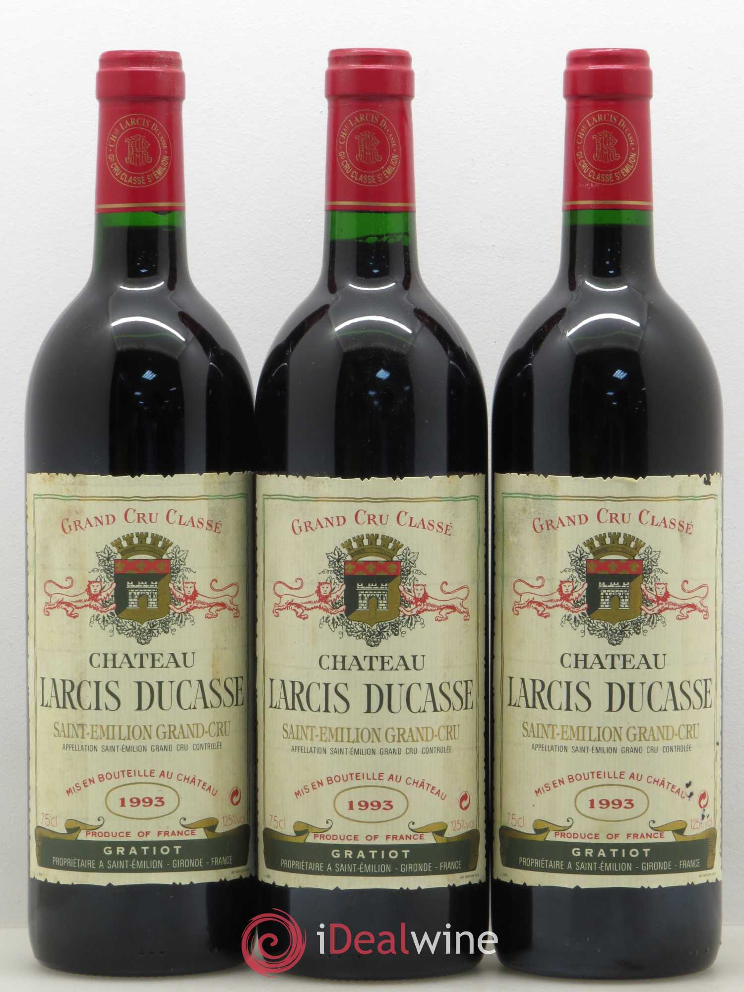 Château Larcis Ducasse 1er Grand Cru Classé B 1993 - Lot de 12 bouteilles - 3