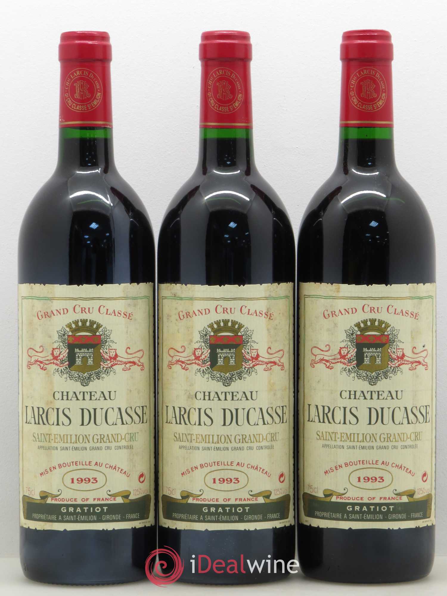 Château Larcis Ducasse 1er Grand Cru Classé B 1993 - Lot de 12 bouteilles - 4