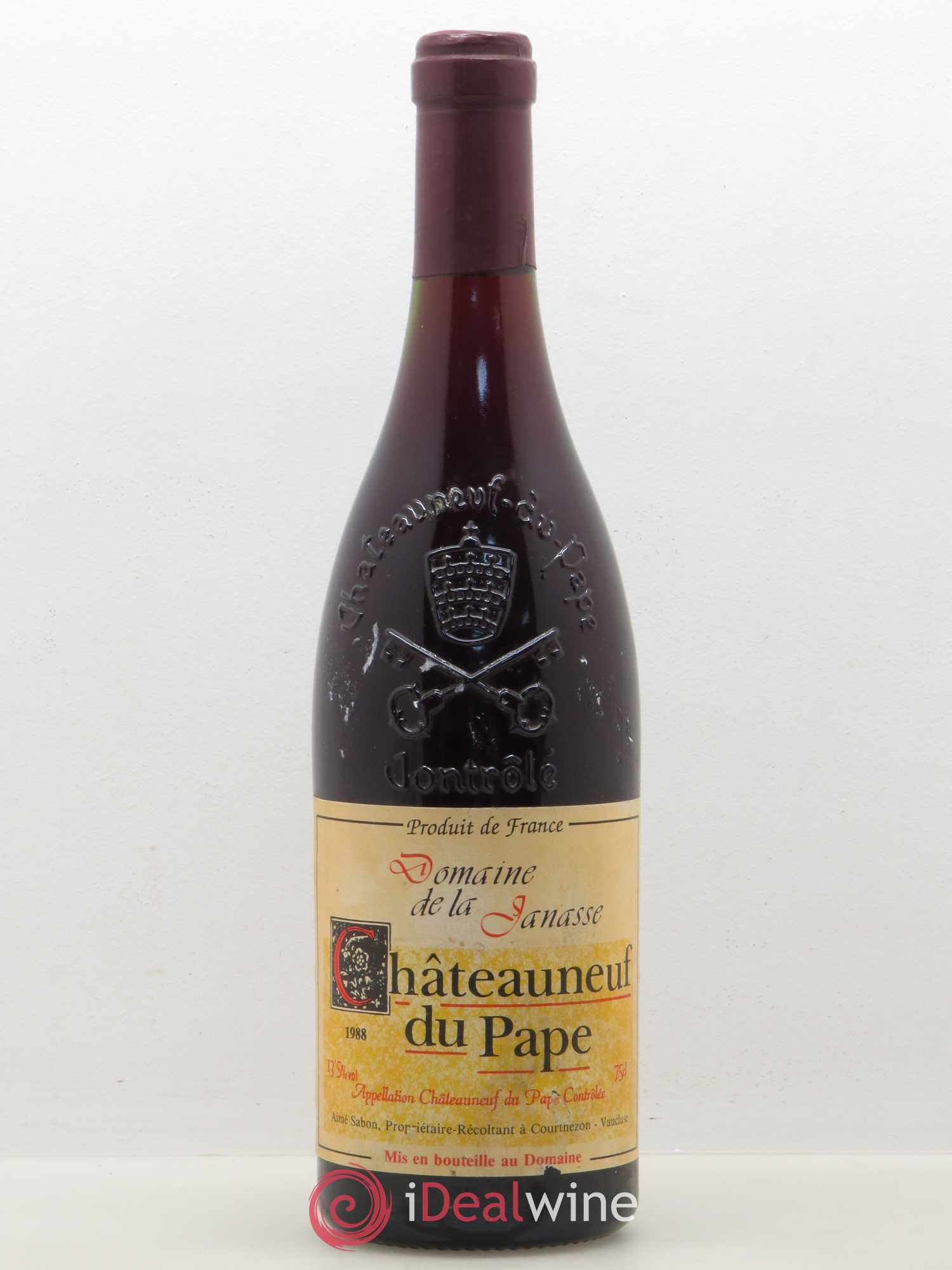 Châteauneuf-du-Pape La Janasse (Domaine de) 1988 - Lot de 1 bouteille - 0