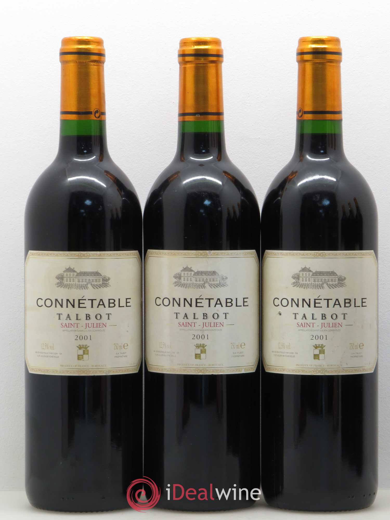 Connétable de Talbot Second Vin 2001 - Lot de 6 bouteilles - 1