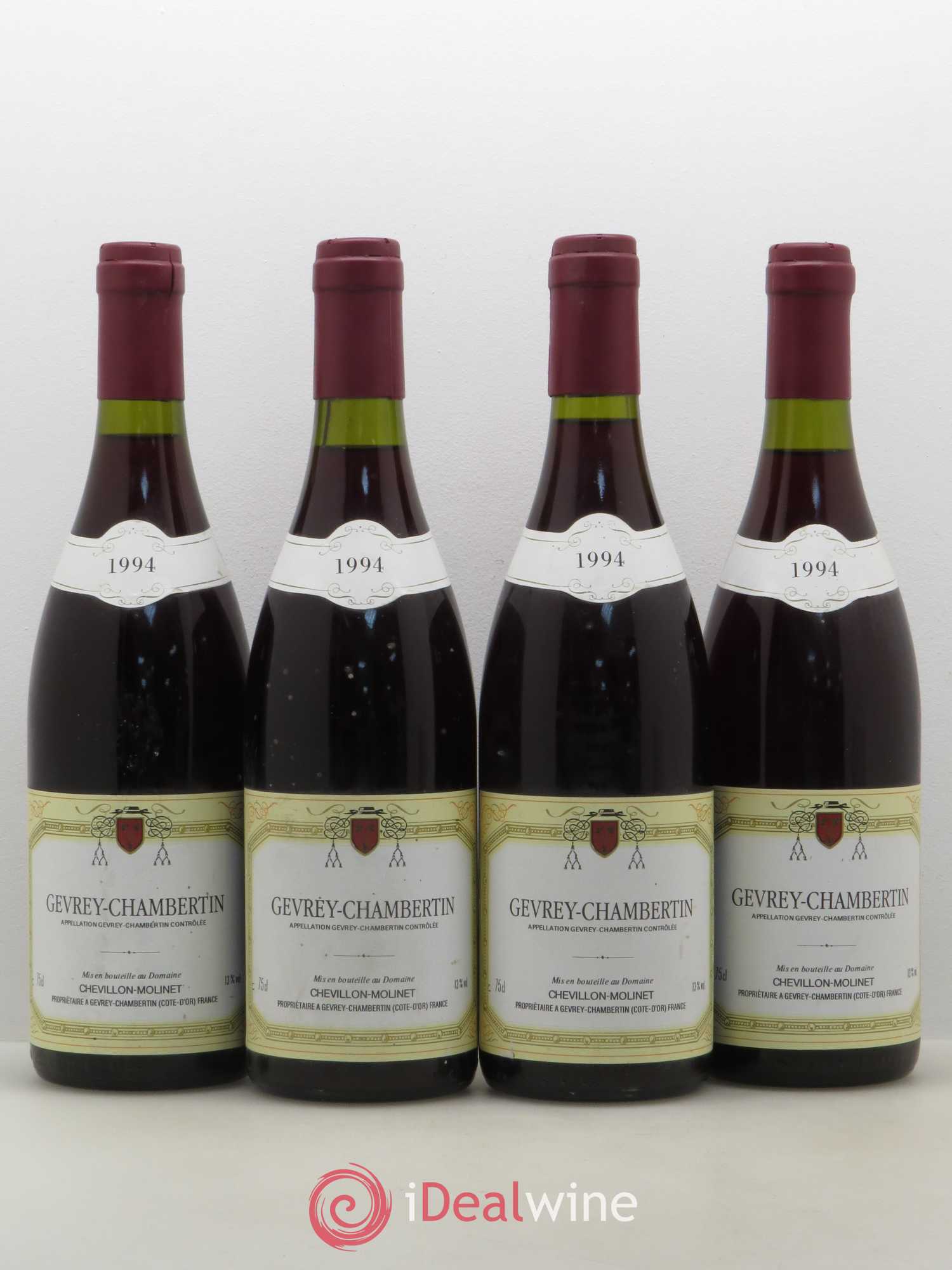 Gevrey-Chambertin Chevillon Mollet (sans prix de réserve) 1994 - Posten von 4 Flaschen - 0