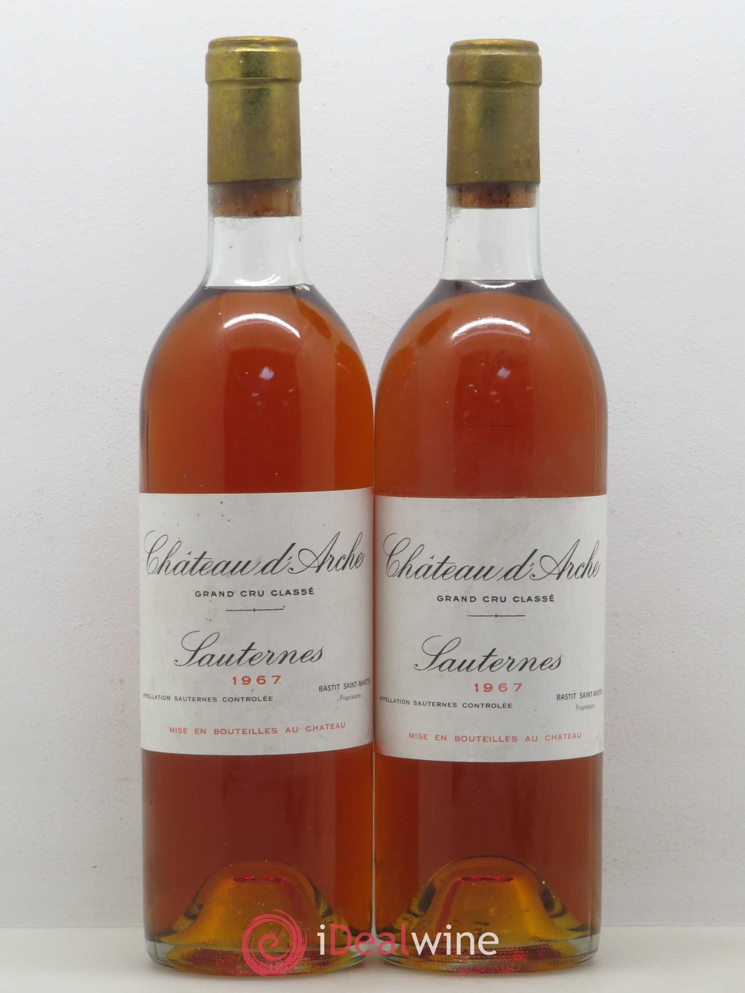 Château d' Arche 2ème Grand Cru Classé 1967 - Lotto di 2 bottiglie - 0