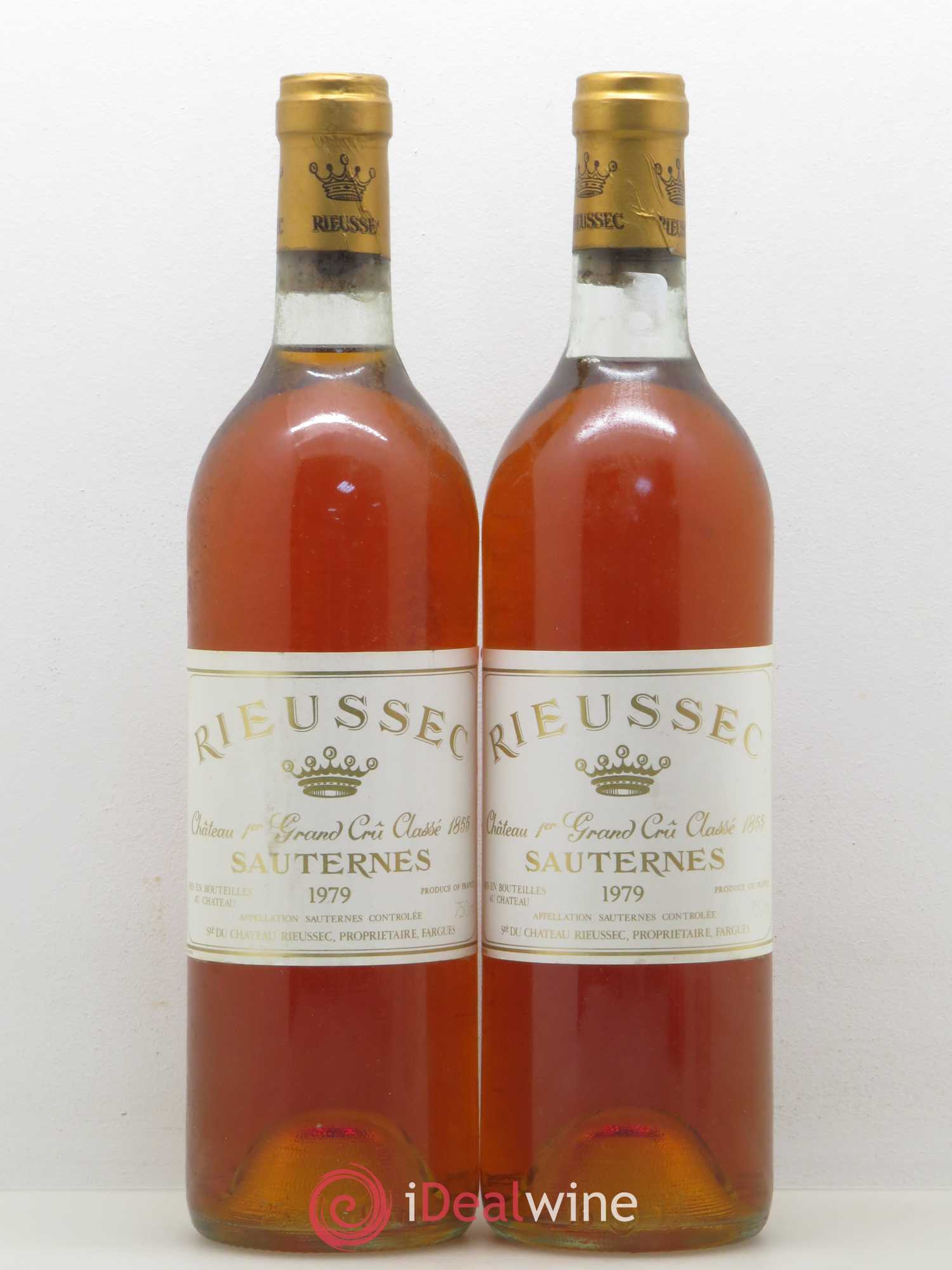 Château Rieussec 1er Grand Cru Classé 1979 - Lotto di 2 bottiglie - 0