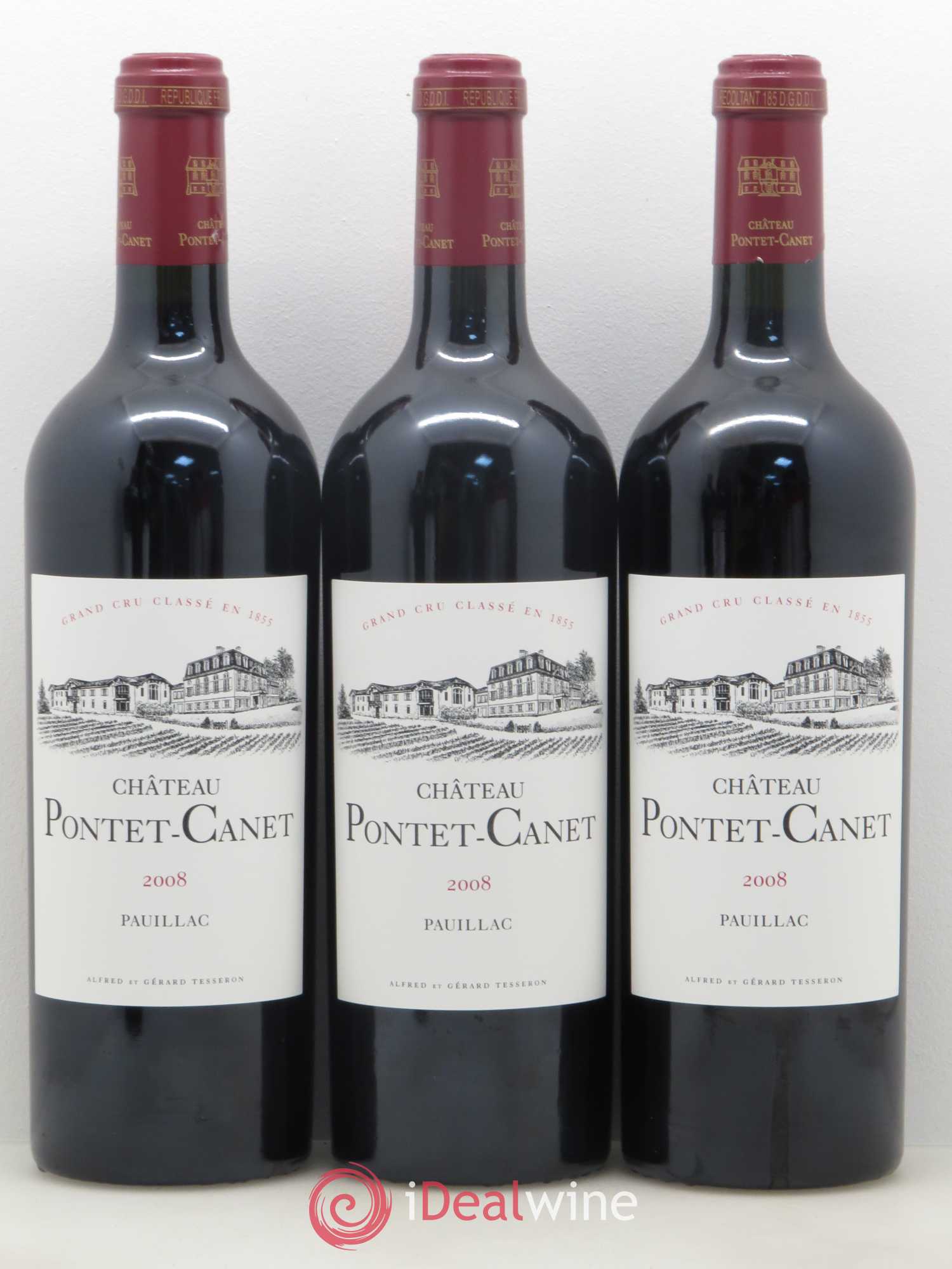 Château Pontet Canet 5ème Grand Cru Classé 2008 - Lot de 6 bouteilles - 2