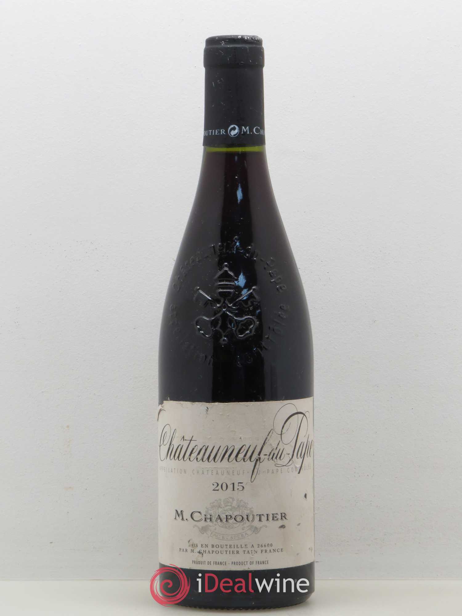 Châteauneuf-du-Pape Chapoutier 2015 - Lot de 1 bouteille - 0