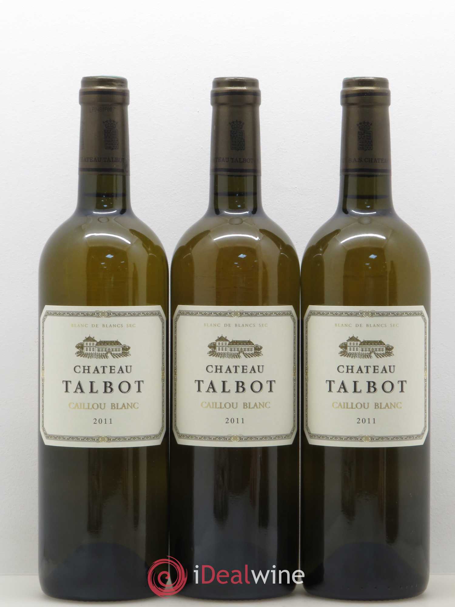 Château Talbot Caillou Blanc 2011 - Lot de 12 bouteilles - 1