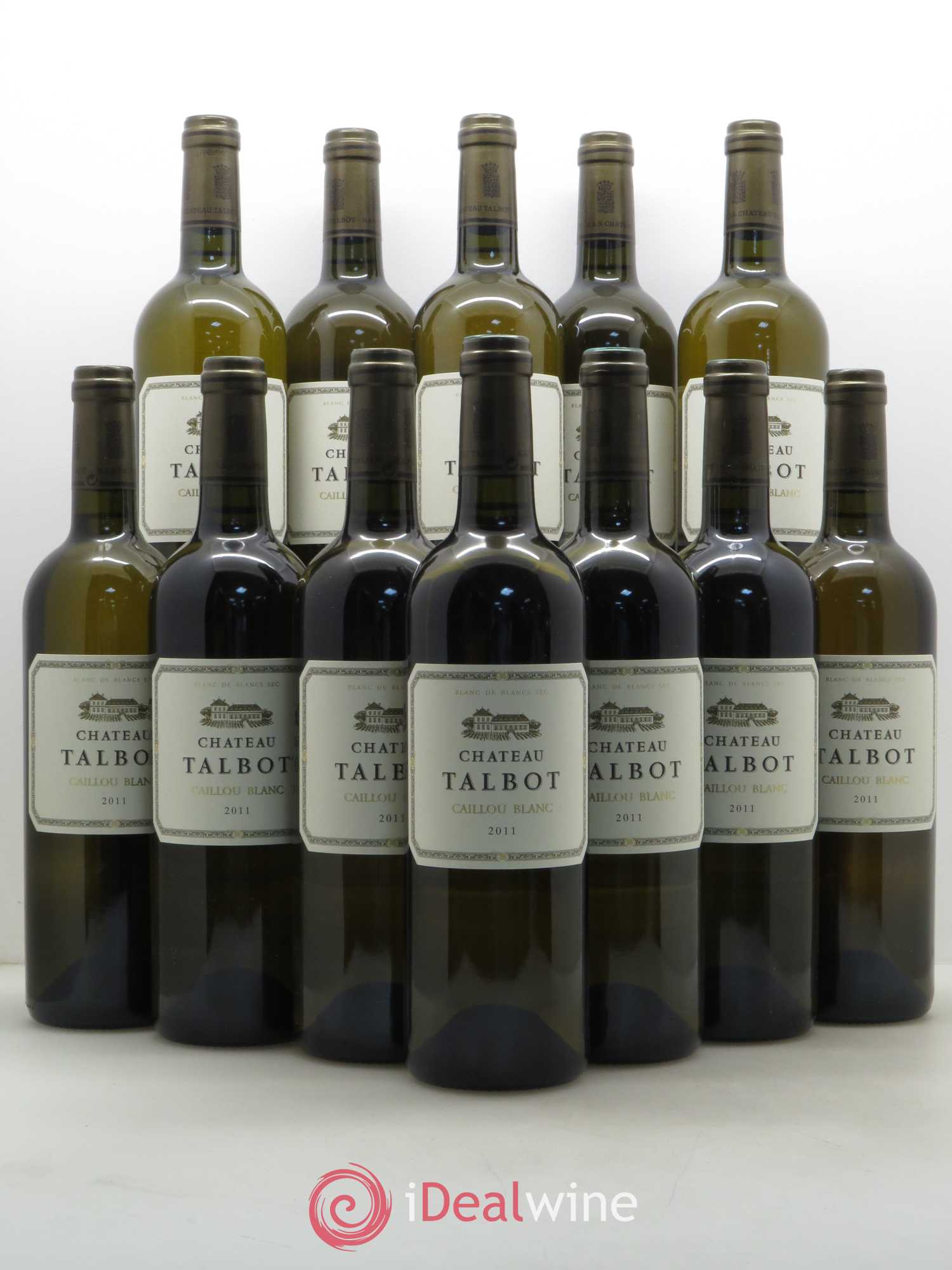 Château Talbot Caillou Blanc 2011 - Lot de 12 bouteilles - 0