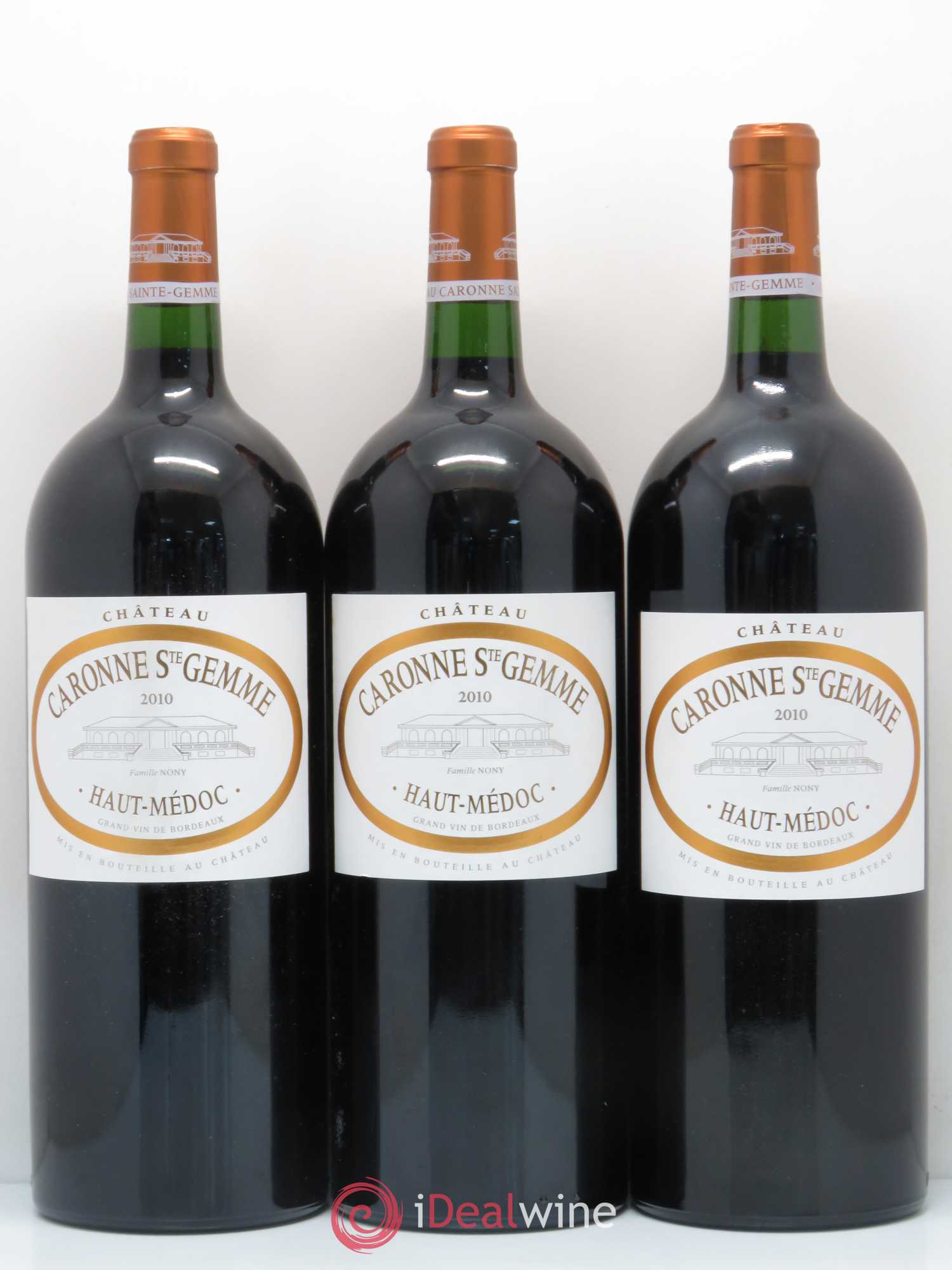 Château Caronne Sainte-Gemme Cru Bourgeois 2010 - Lot of 6 magnums - 2