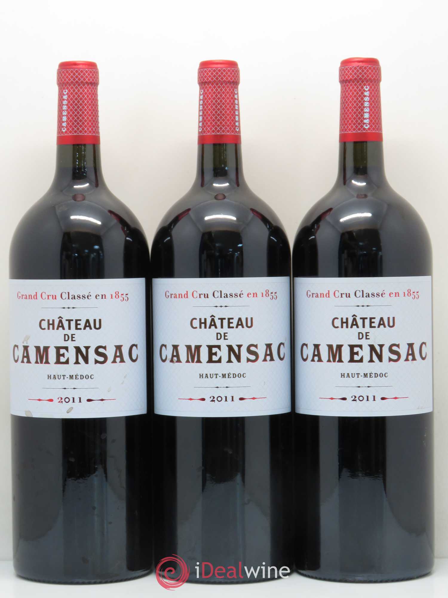 Château Camensac 5ème Grand Cru Classé 2011 - Lot de 3 magnums - 0
