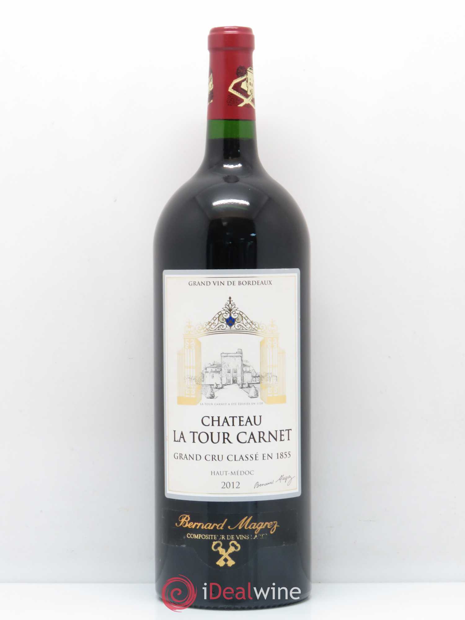 Château la Tour Carnet 4ème Grand Cru Classé 2012 - Lot de 1 magnum - 0
