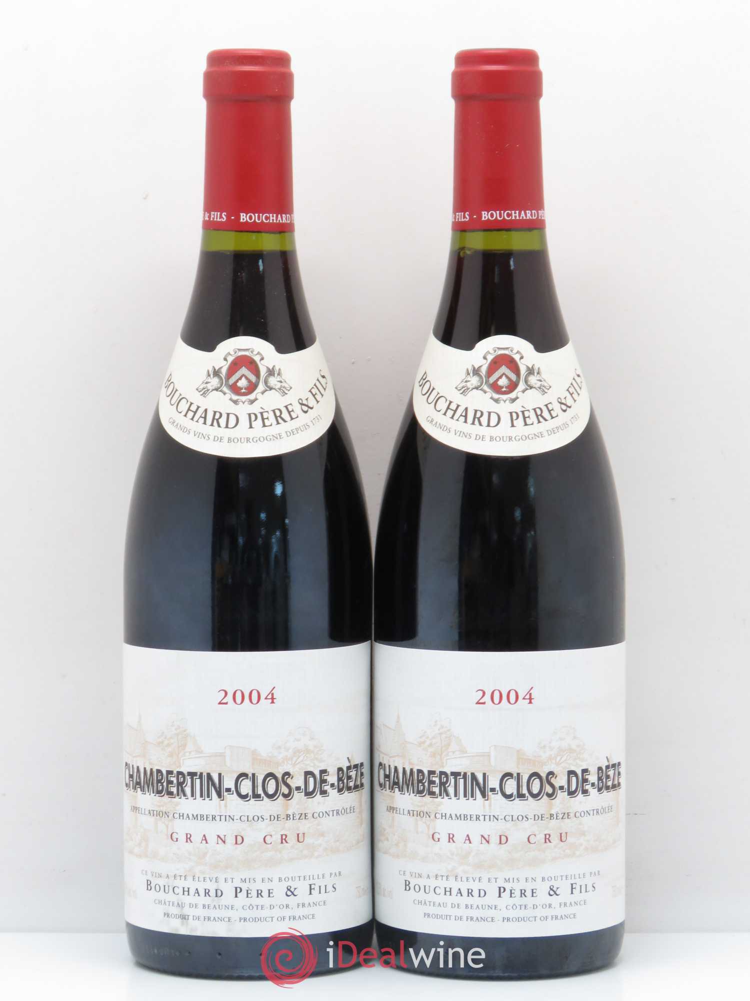 Chambertin Clos de Bèze Grand Cru Bouchard Père & Fils 2004 - Lot de 2 bouteilles - 0