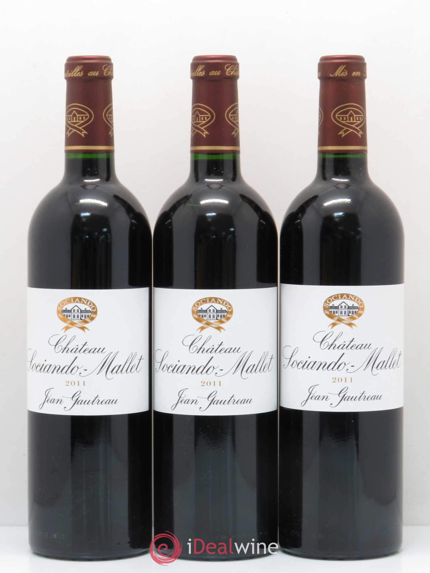 Château Sociando Mallet 2011 - Lot de 6 bouteilles - 1