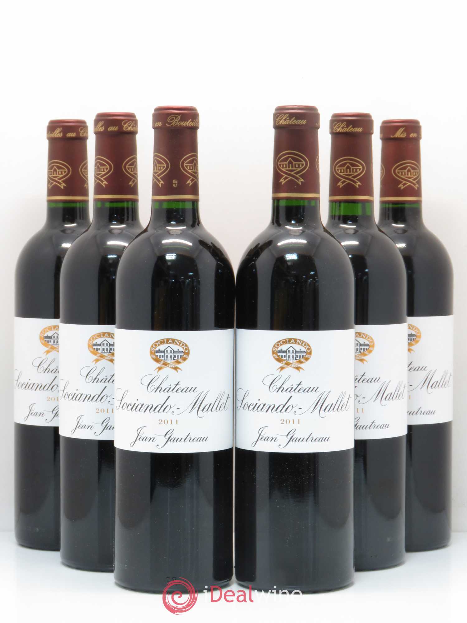 Château Sociando Mallet 2011 - Lot de 6 bouteilles - 0