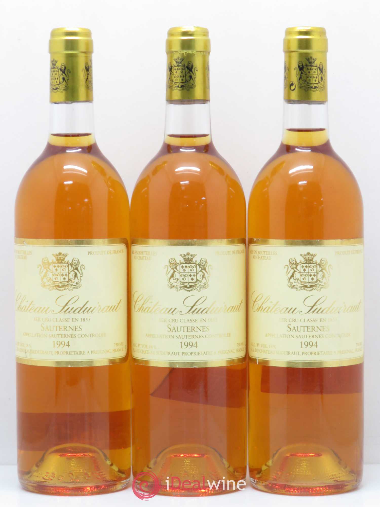 Château Suduiraut 1er Grand Cru Classé 1994 - Lotto di 3 bottiglie - 0