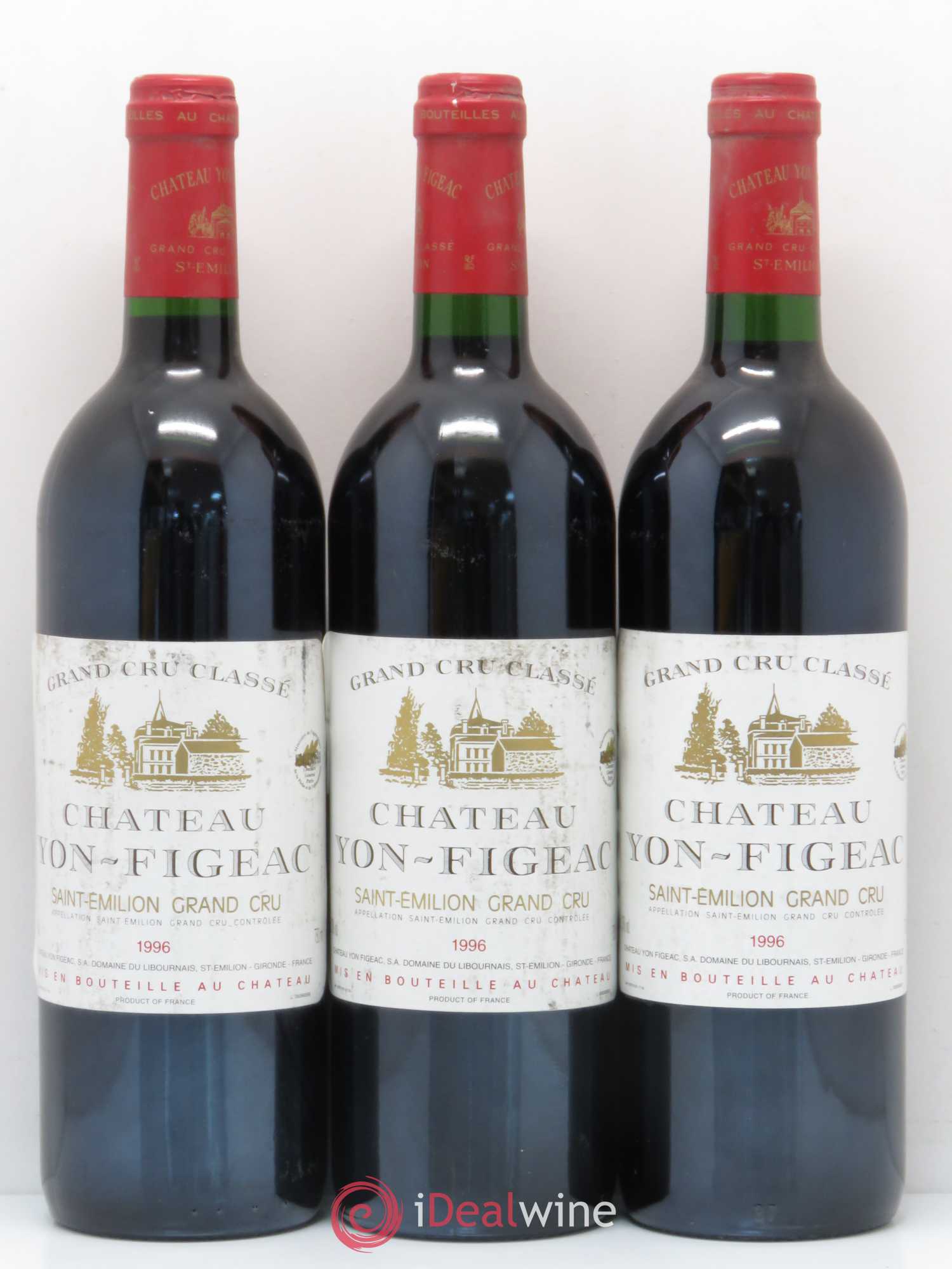Château Yon Figeac Grand Cru Classé 1996 - Lot de 6 bouteilles - 2